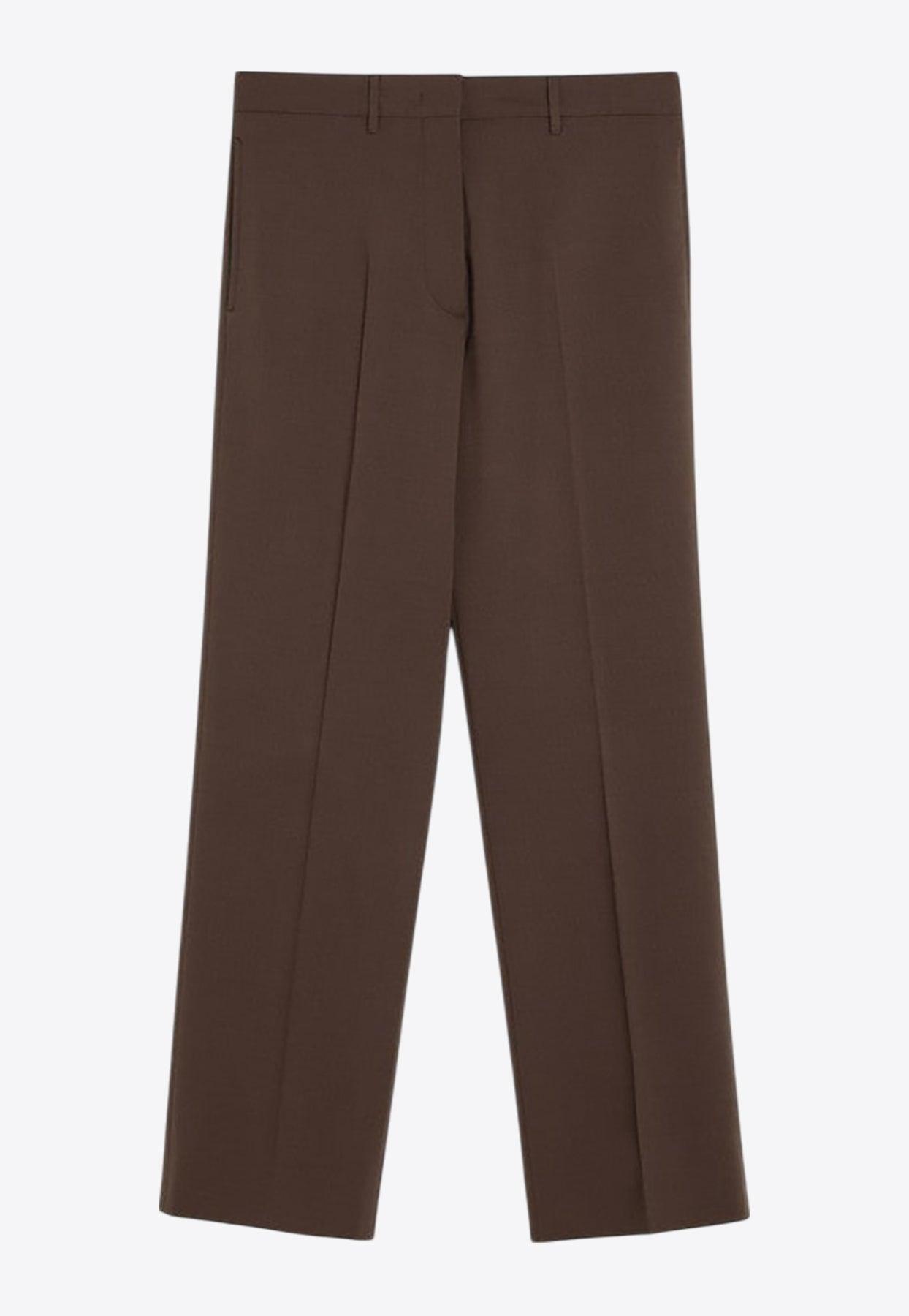 【関税&送料込】Miu Miu Dark Brown Velvet Wide-Leg Pant Miu Miu Pants for Women | Online Sale up to 39% off | Lyst