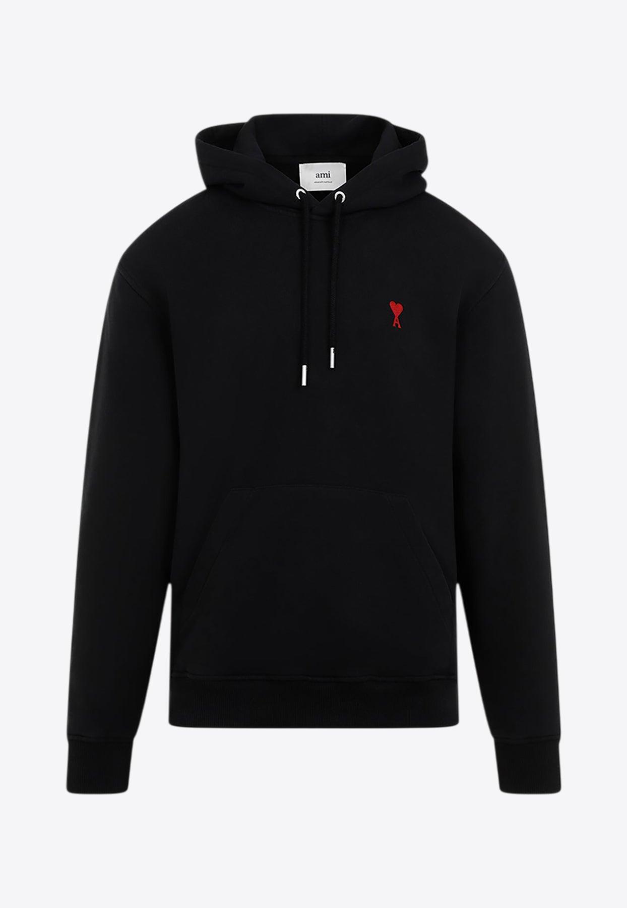 【AMI PARIS】Ami de Coeur hoodie/フーディー/国内発送 Ami Paris Ami De Coeur Hoodie Black Men's - FW22 - GB