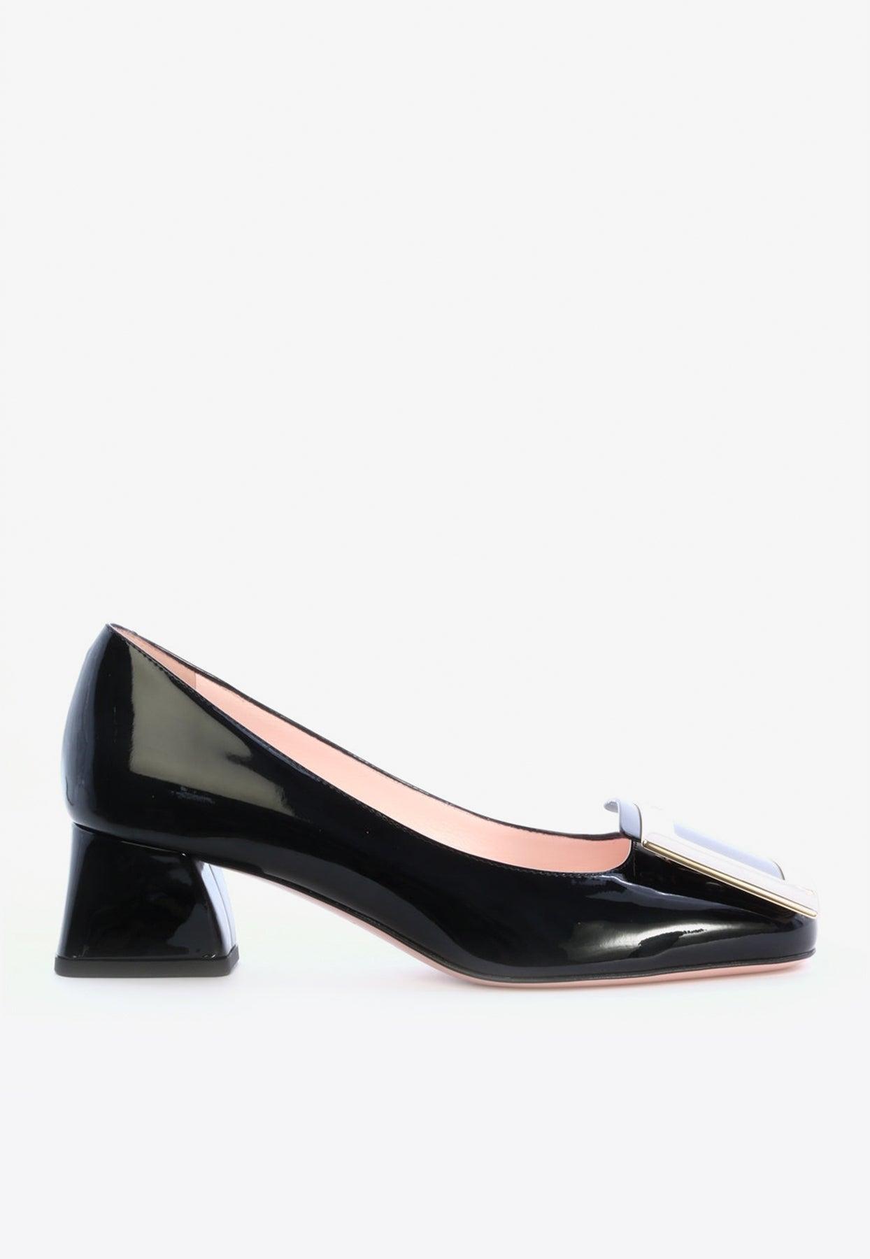 roger vivier tres vivier patent leather pumps