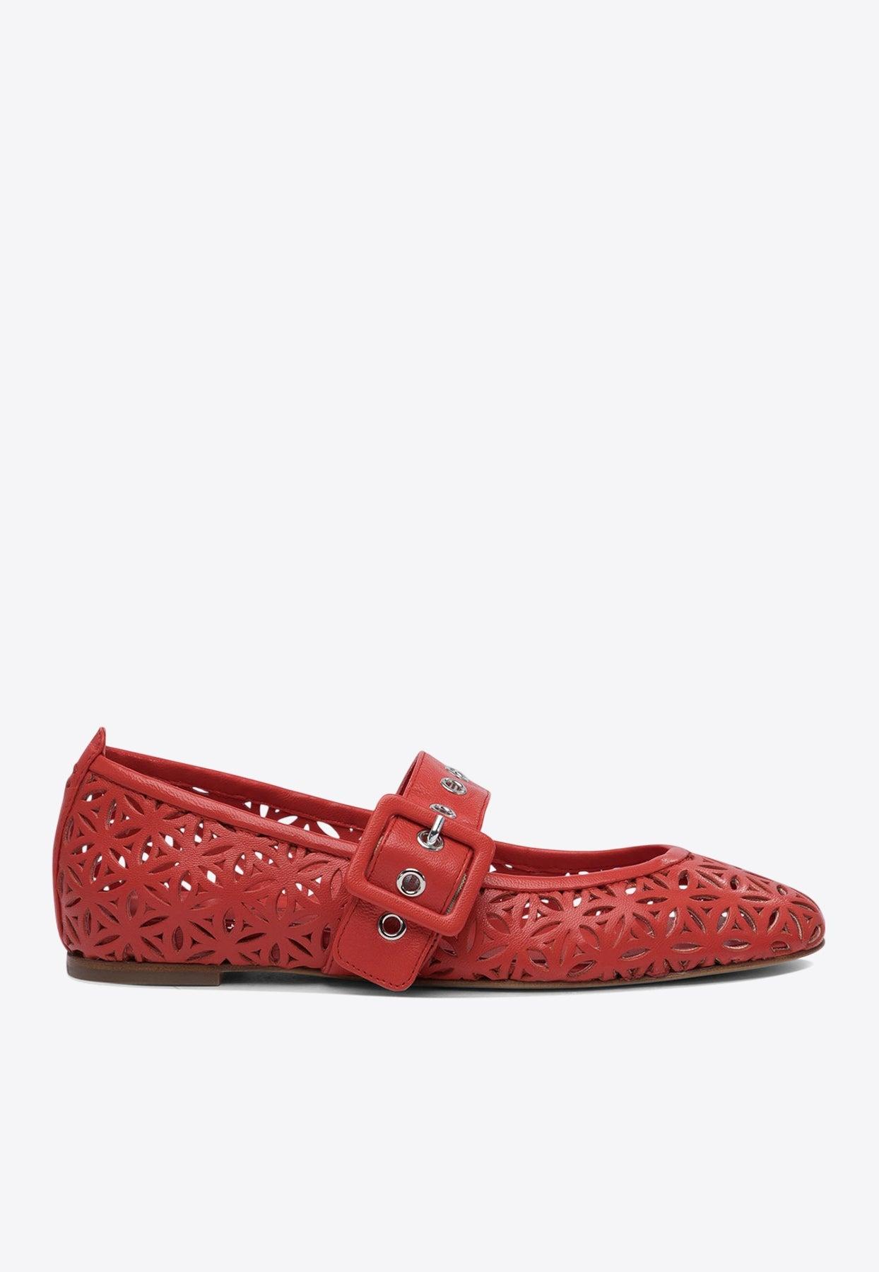 フラットシューズ Halmanera Slingback Flat Laserata Pelle Nera Halmanera Slingback Flat Laserata Pelle Nera | THE LIST