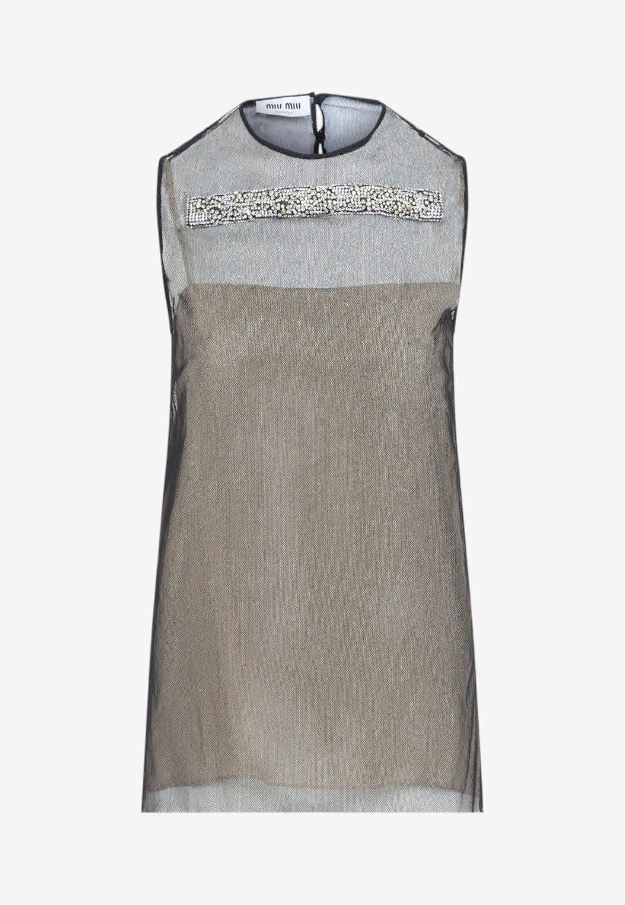 Miu Miu Sleeveless and tank tops for Women | Online Sale up to 62