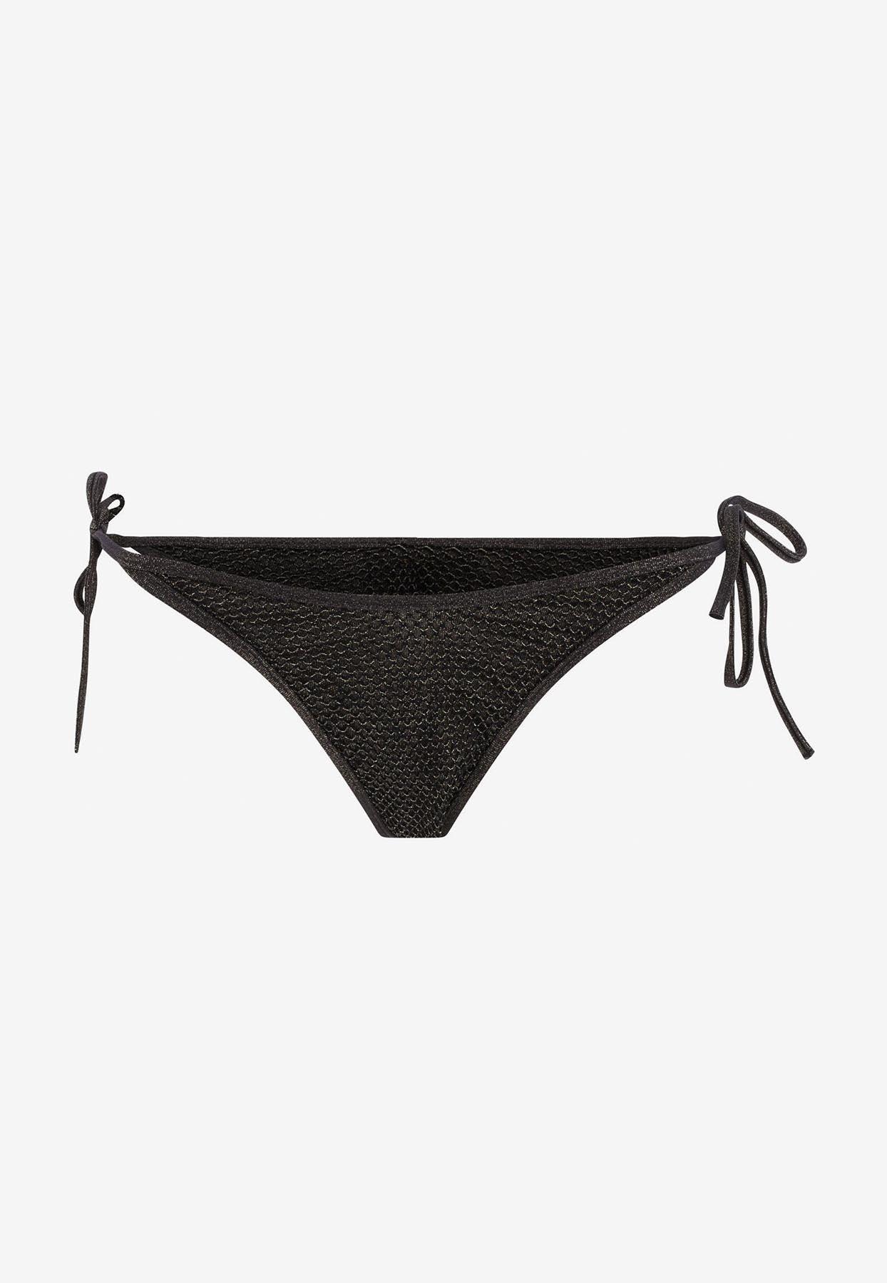 ビキニ Palm Angels Lurex bikini bottom Palm Angels Lurex Bikini Bottom in Black | Lyst