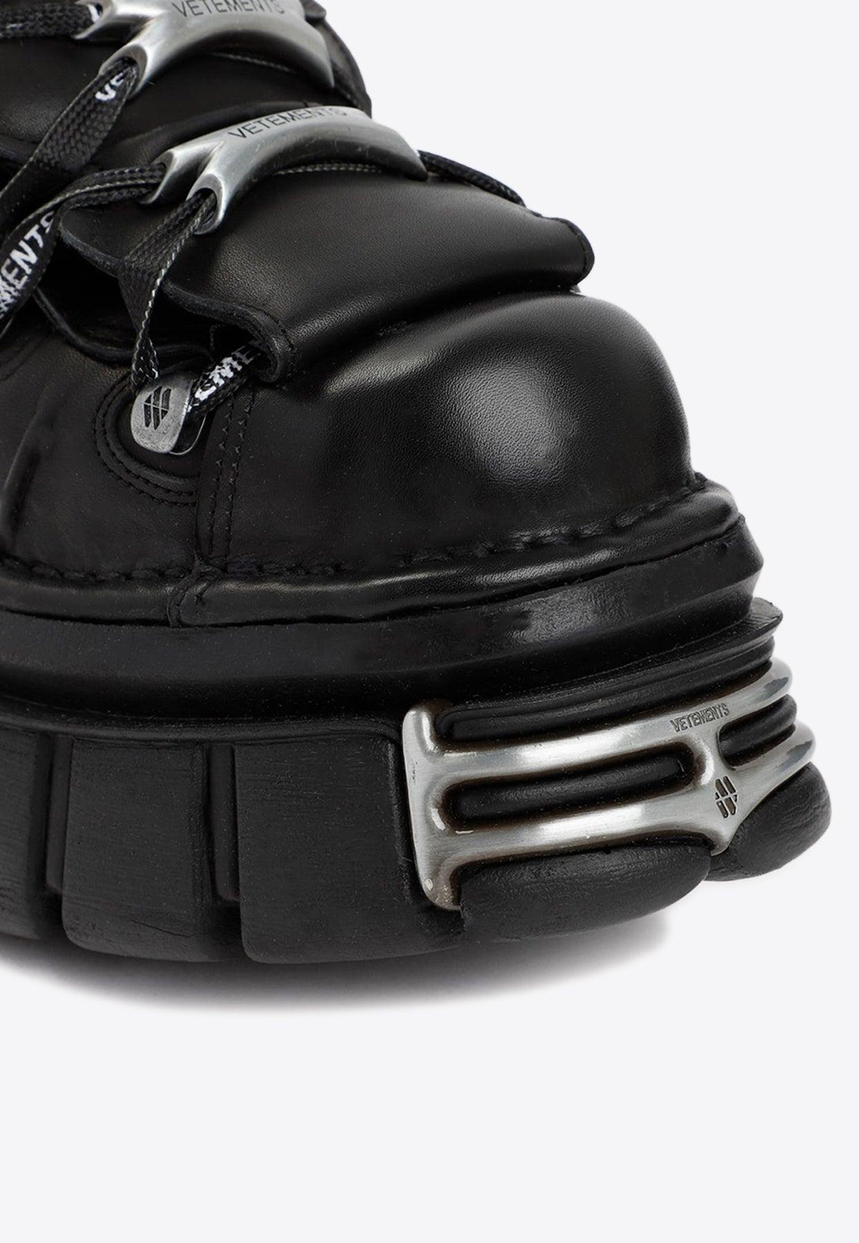 Vetements X New Rock Platform Low-top Sneakers in Black for Men
