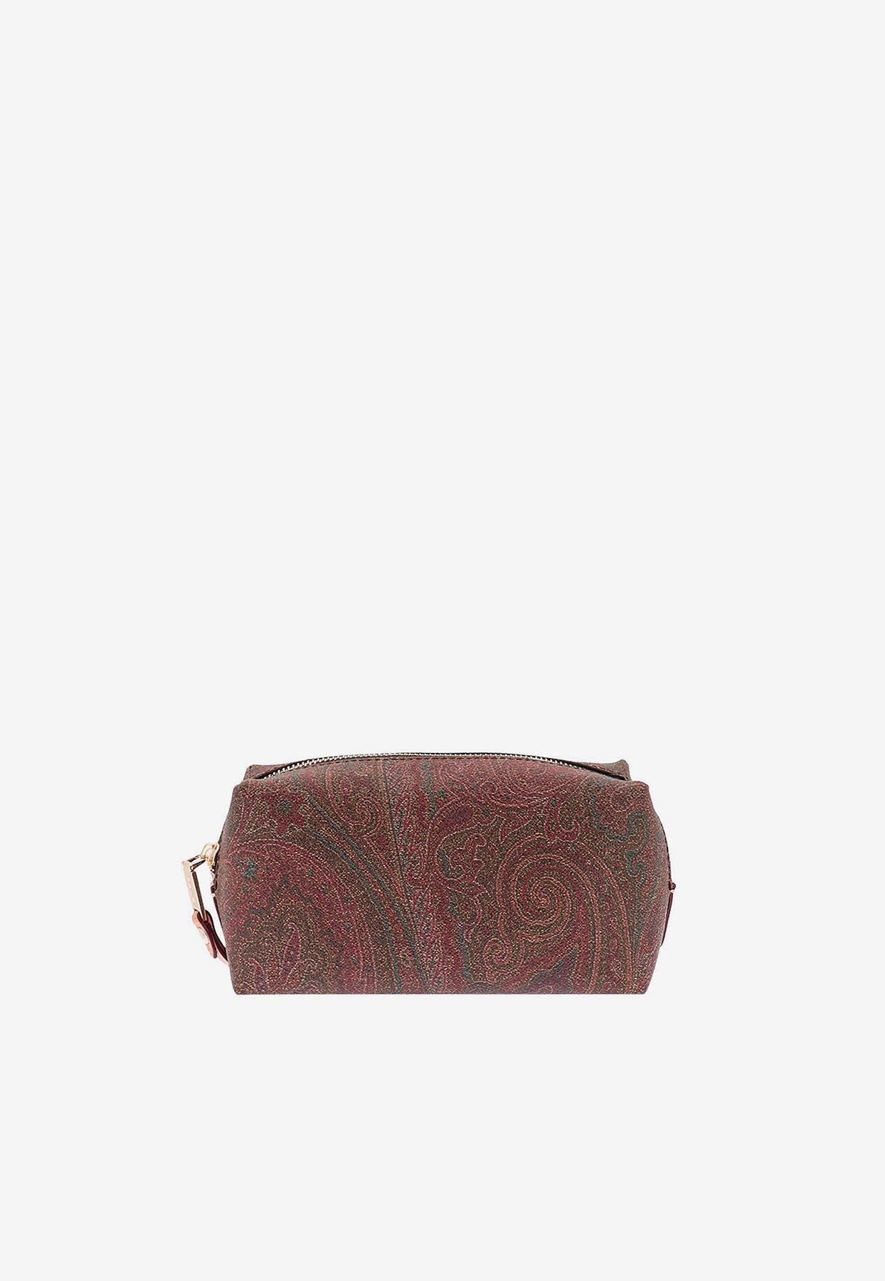 ETRO Milano Paisley Collection Leather Trimmed Clutch 