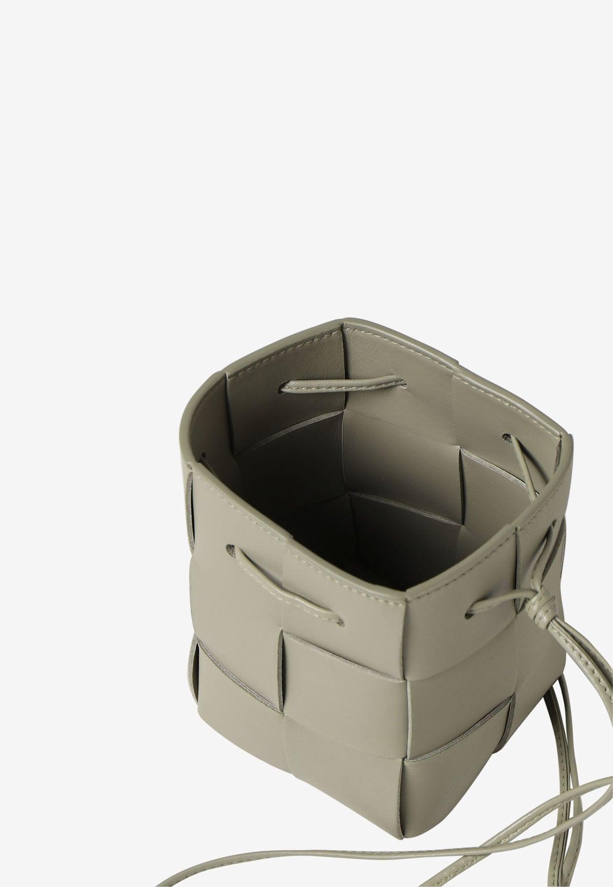 Bottega Veneta Travertine Cassette bucket bag