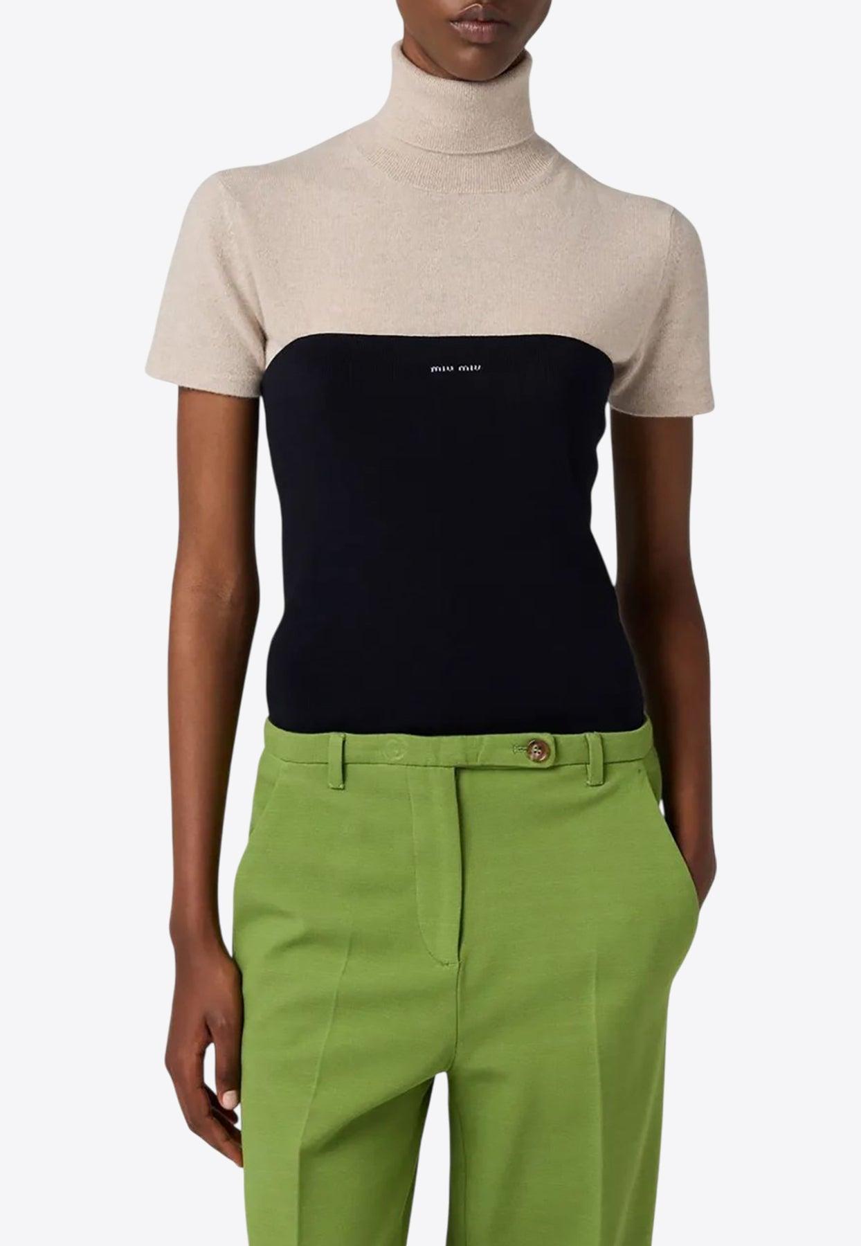 トップス MIUMIU Navy Short Tank Top MIU MIU - 美品 ミュウミュウ miumiu タンクトップ キャミソール