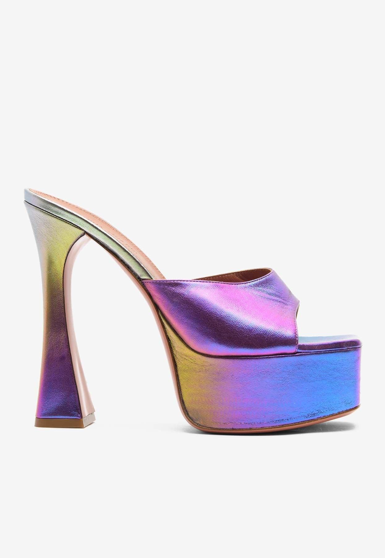 Platform shop sandals multicolor
