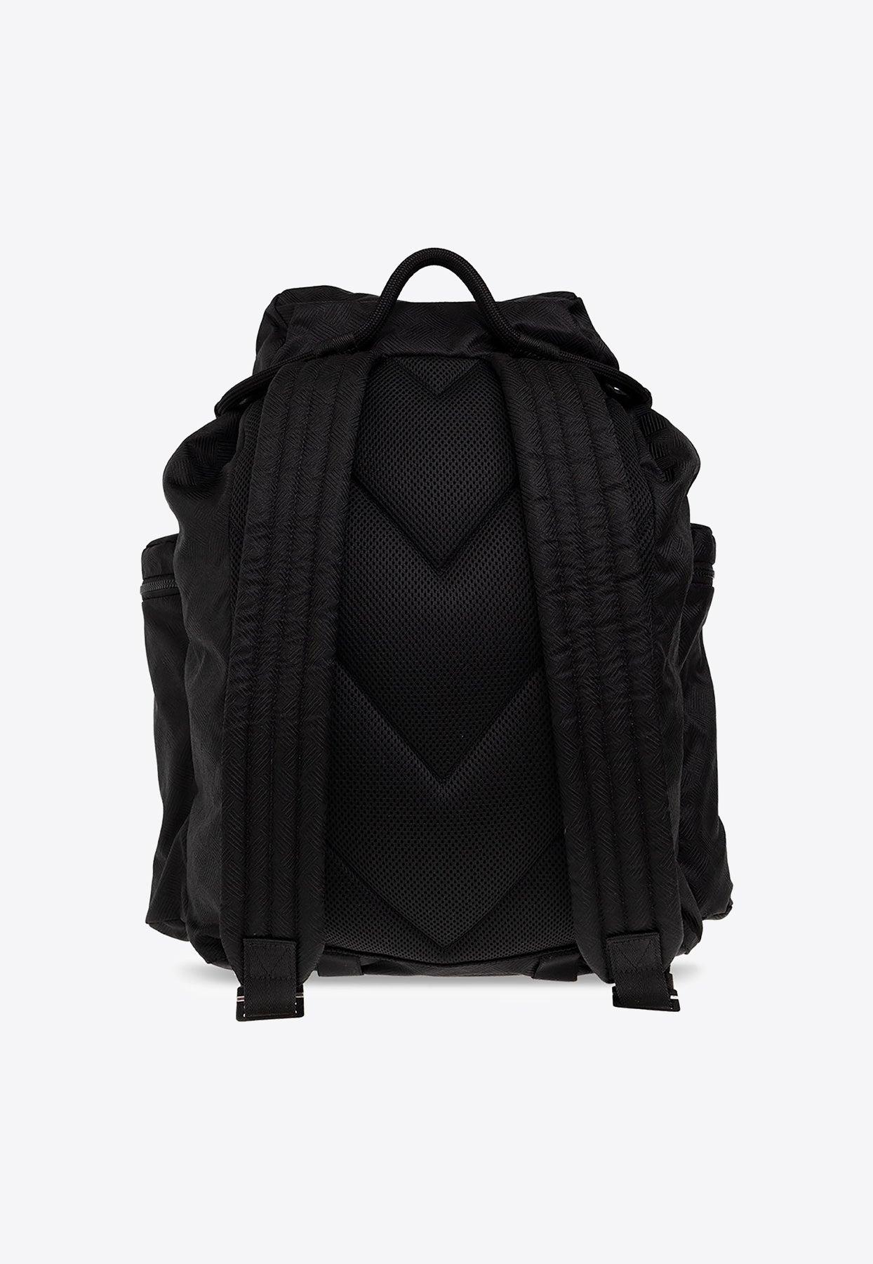 ●BOTTEGA VENETA●アルト バックパック Bottega Veneta Alto Buckled Jacquard Backpack in Black for