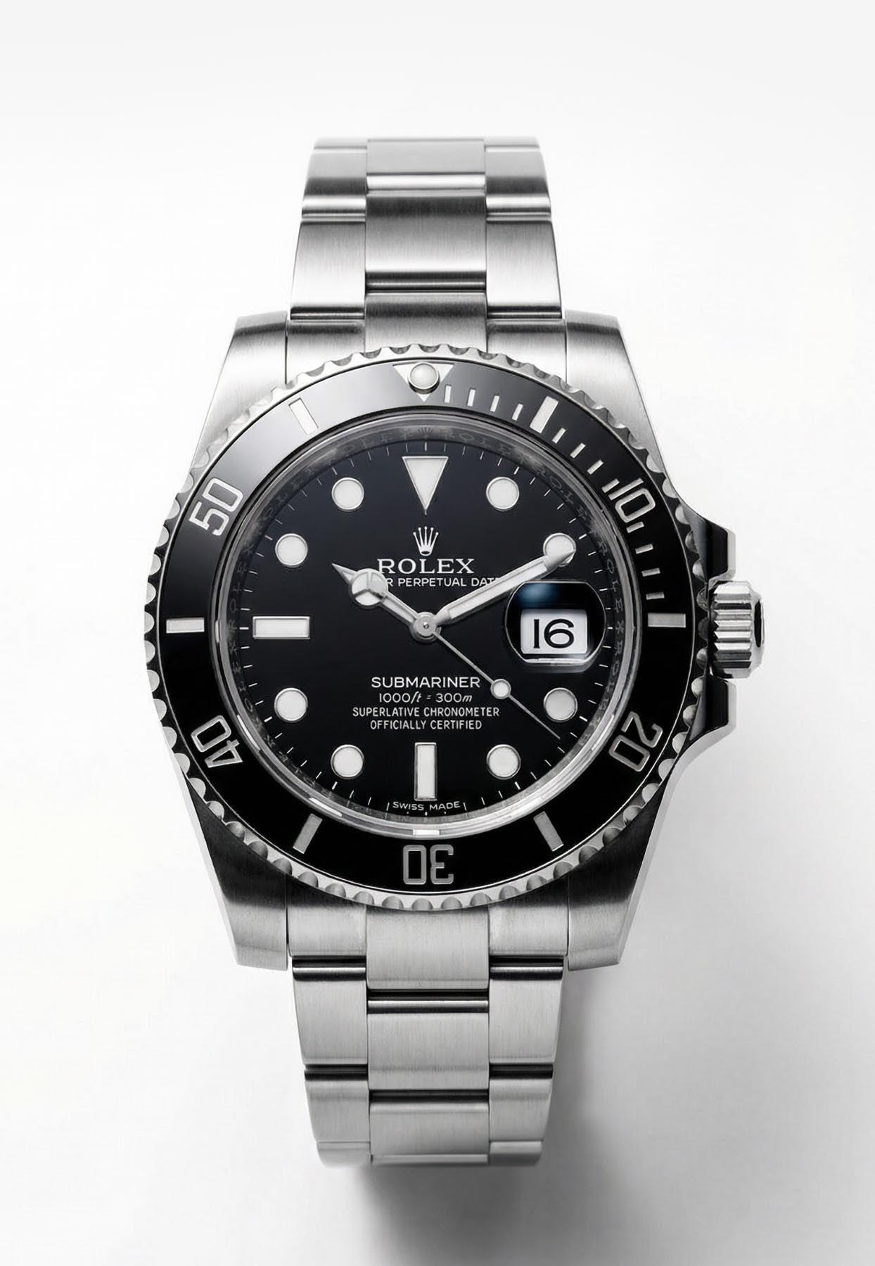 Rolex Oyster Perpetual Date Submariner in White for Men | Lyst