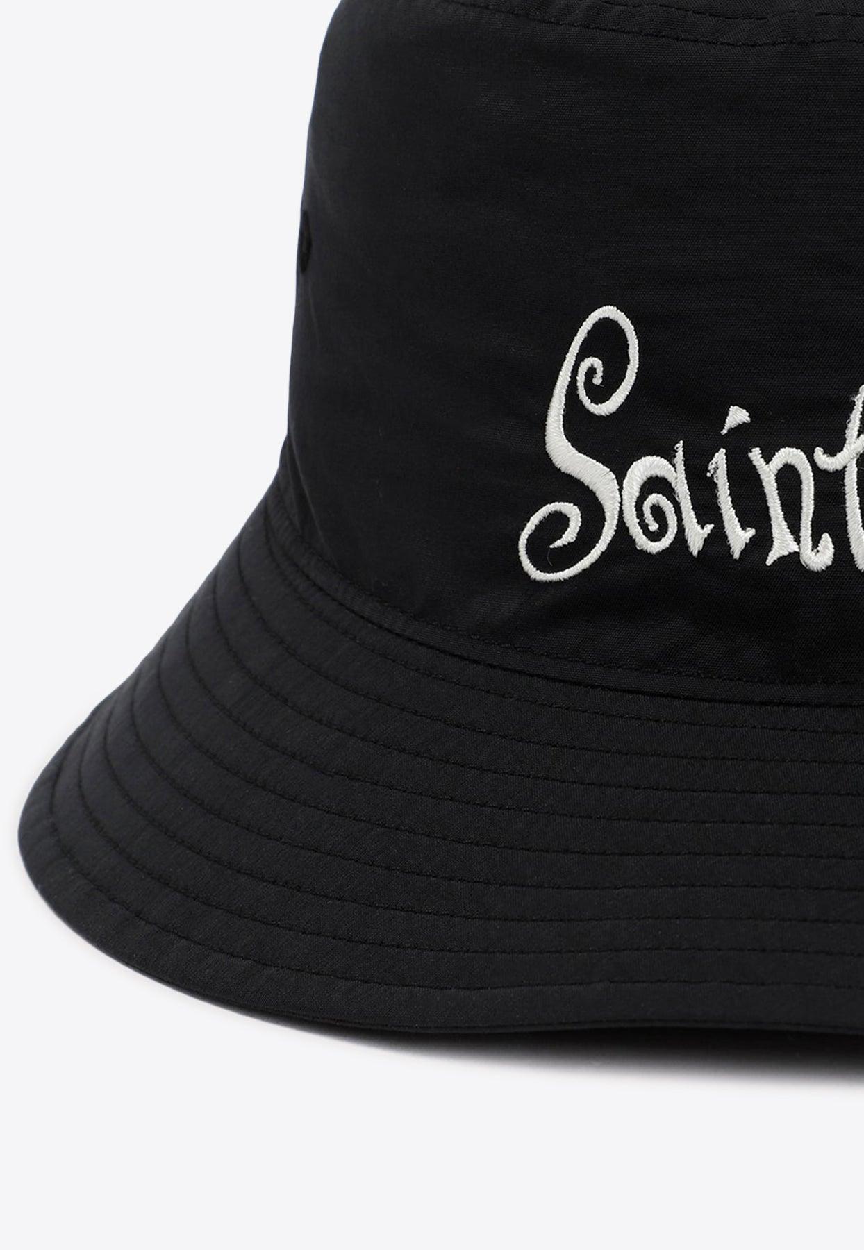 SAINT Mxxxxxx Logo Embroidered Bucket Hat in Black for Men | Lyst