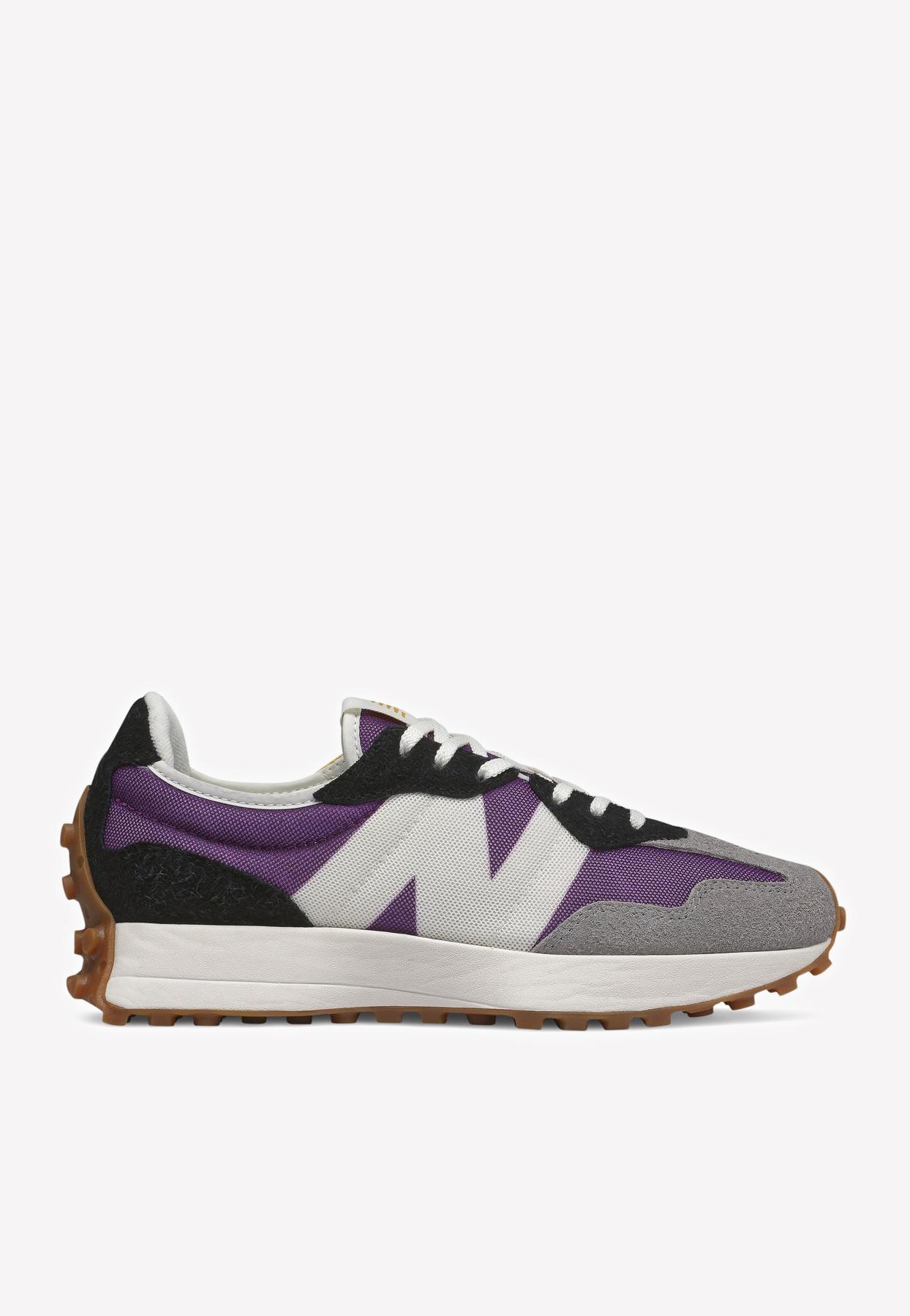 new balance 327 purple white