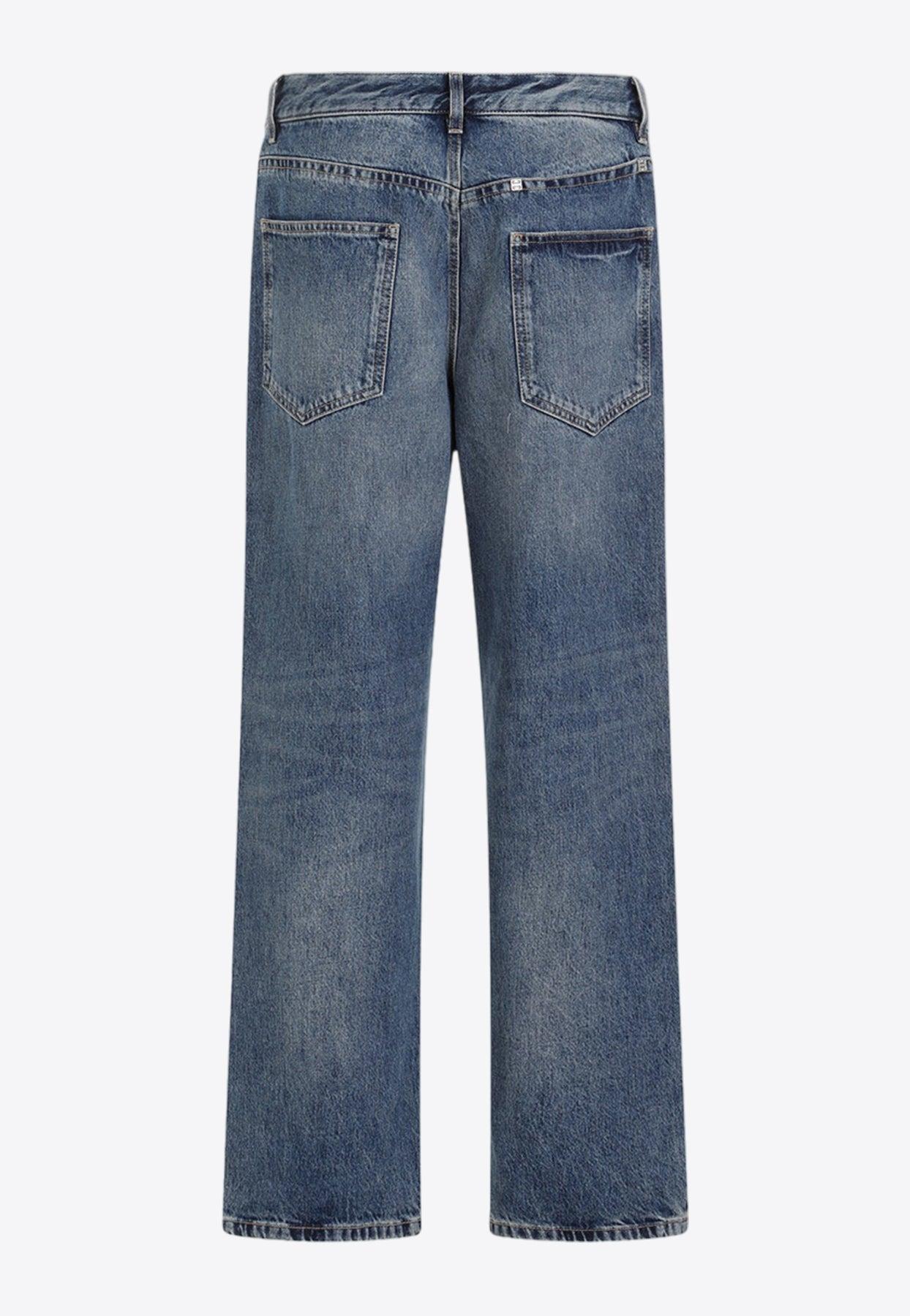 Givenchy top logo jeans