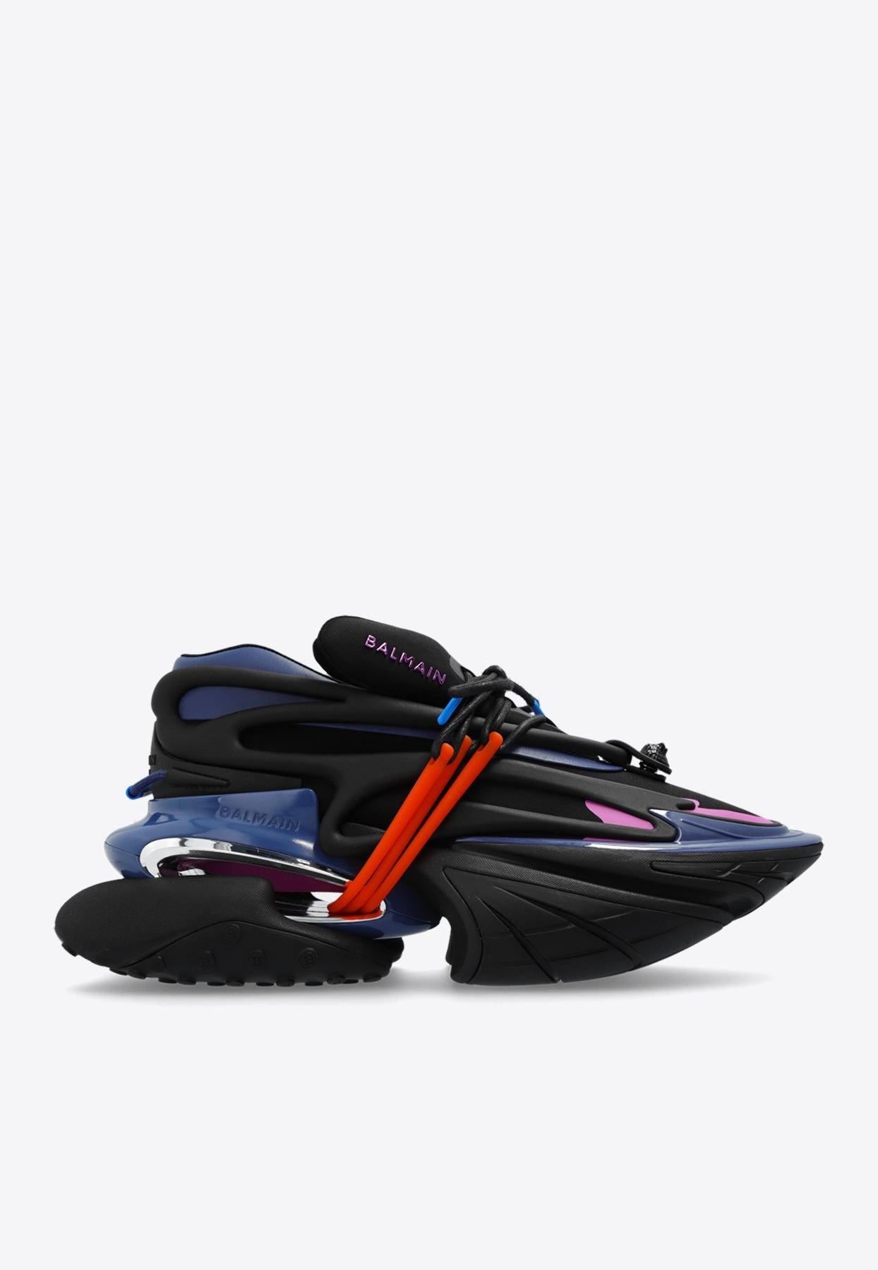 スニーカー Unicorn Sneakers - Balmain - Leather - Black Leather Unicorn low-top sneakers black black - Men | BALMAIN