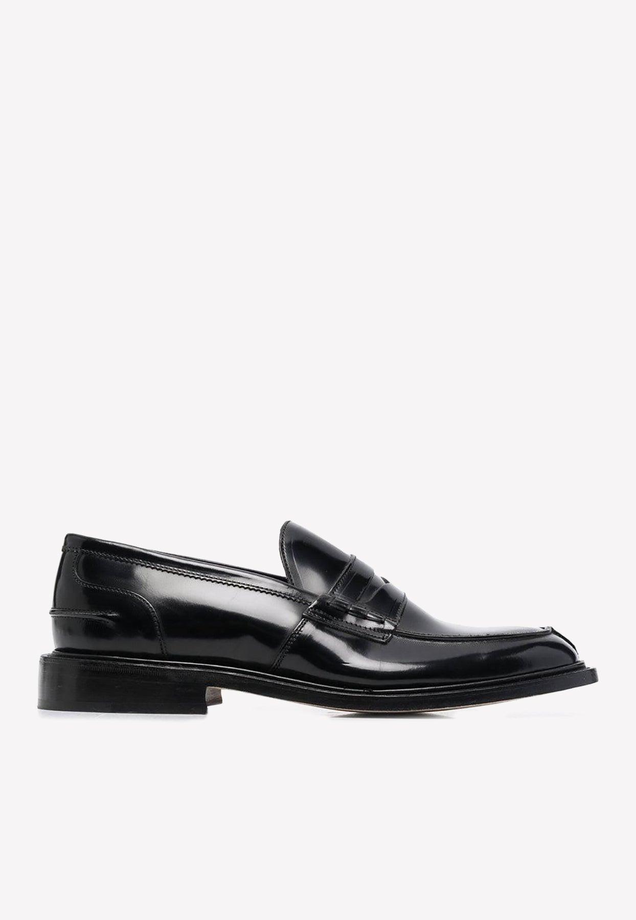 Tricker's James Leather Loafers in Black for Men | Lyst
