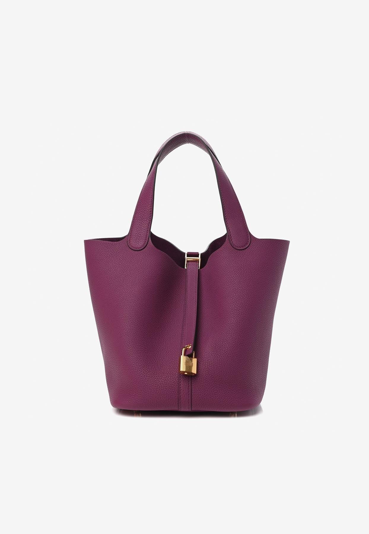 Hermès Picotin 22 Taurillon Clémence Anemone