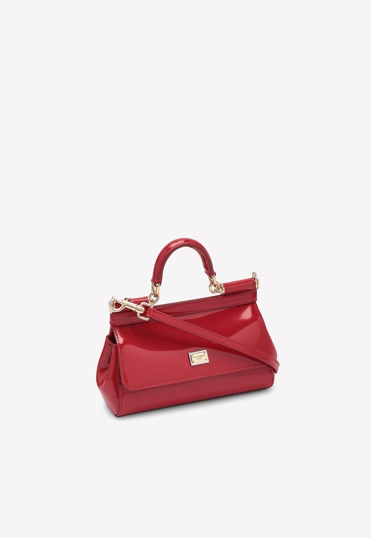 Dolce & Gabbana Small Sicily Leather Bag