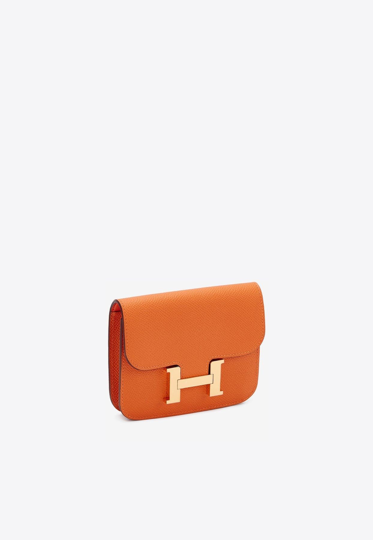 Hermes Bearn Mini Wallet Gold Epsom Gold Hardware in 2023
