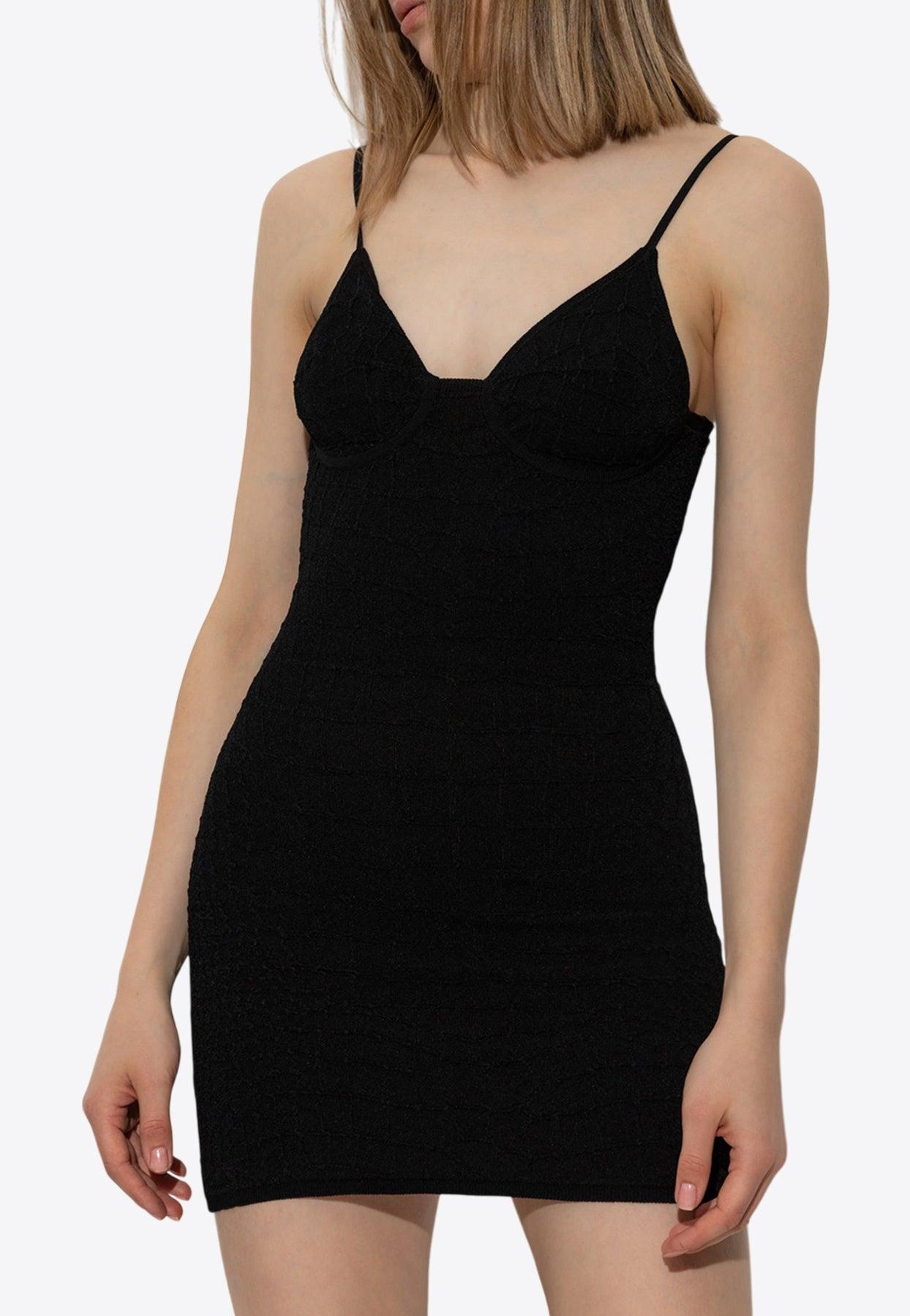 Jacquemus La Scala Mini Dress in Black | Lyst