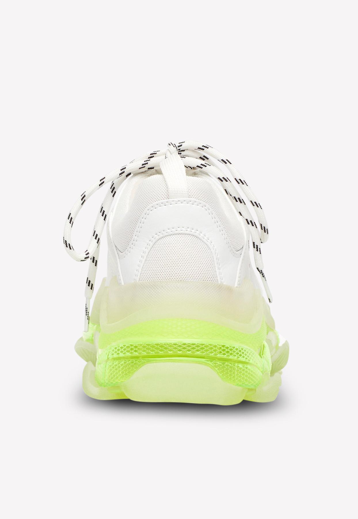 triple s sneaker in beige double foam and mesh