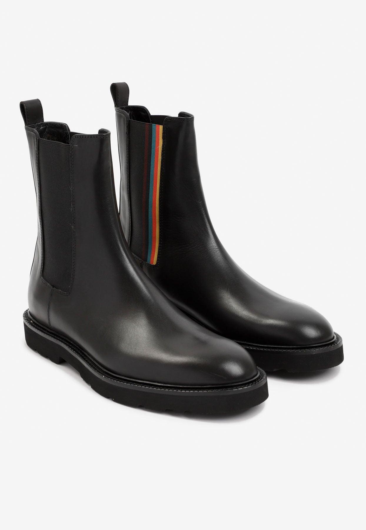 Paul Smith Elton Slip-on Boots In Leather in Black for Men | Lyst