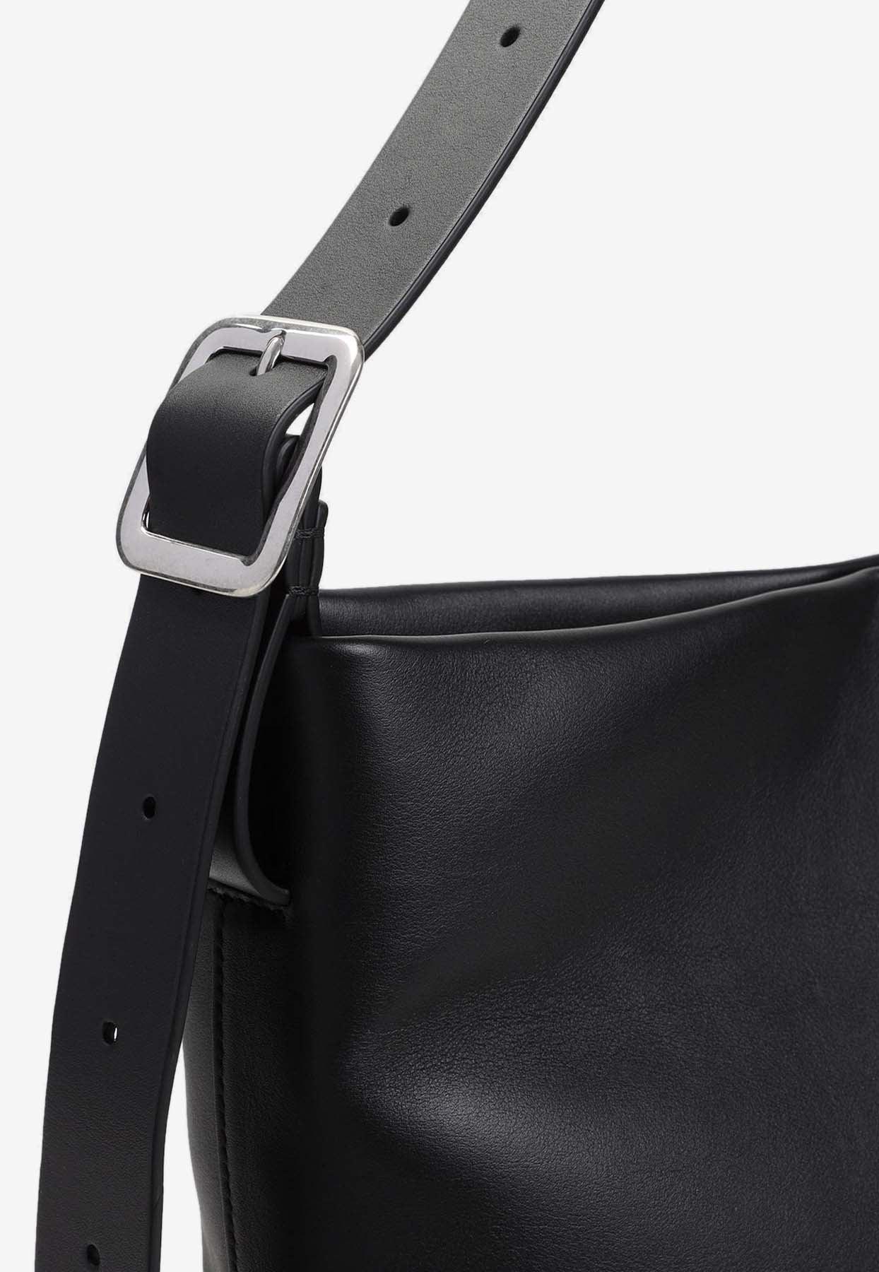 Jil Sander Square Belt Hobo Bag in Black | Lyst