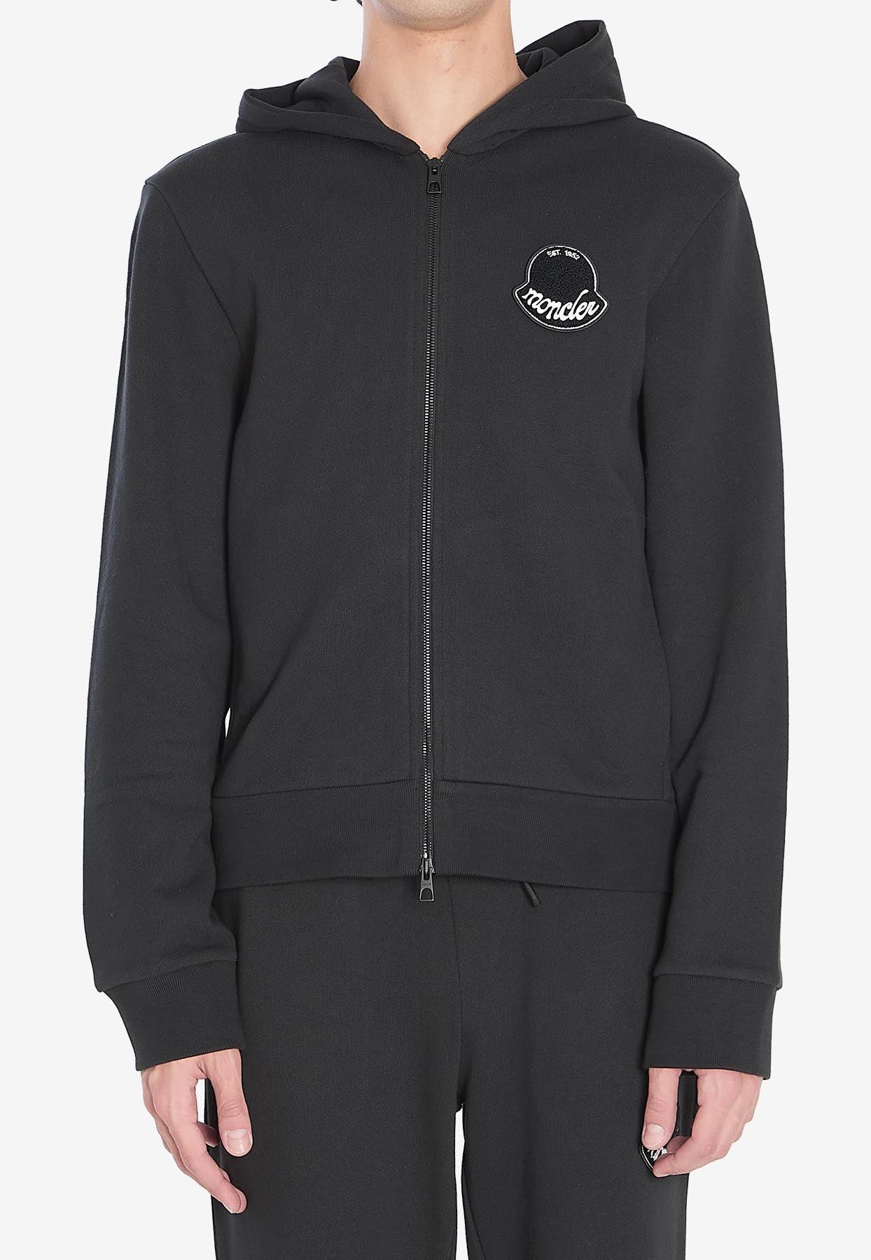 【MONCLER】REVERSIBLE FLEECE ZIP-UP HOODIE フーディ Moncler Reversible Fleece Hoodie | Black | FARFETCH