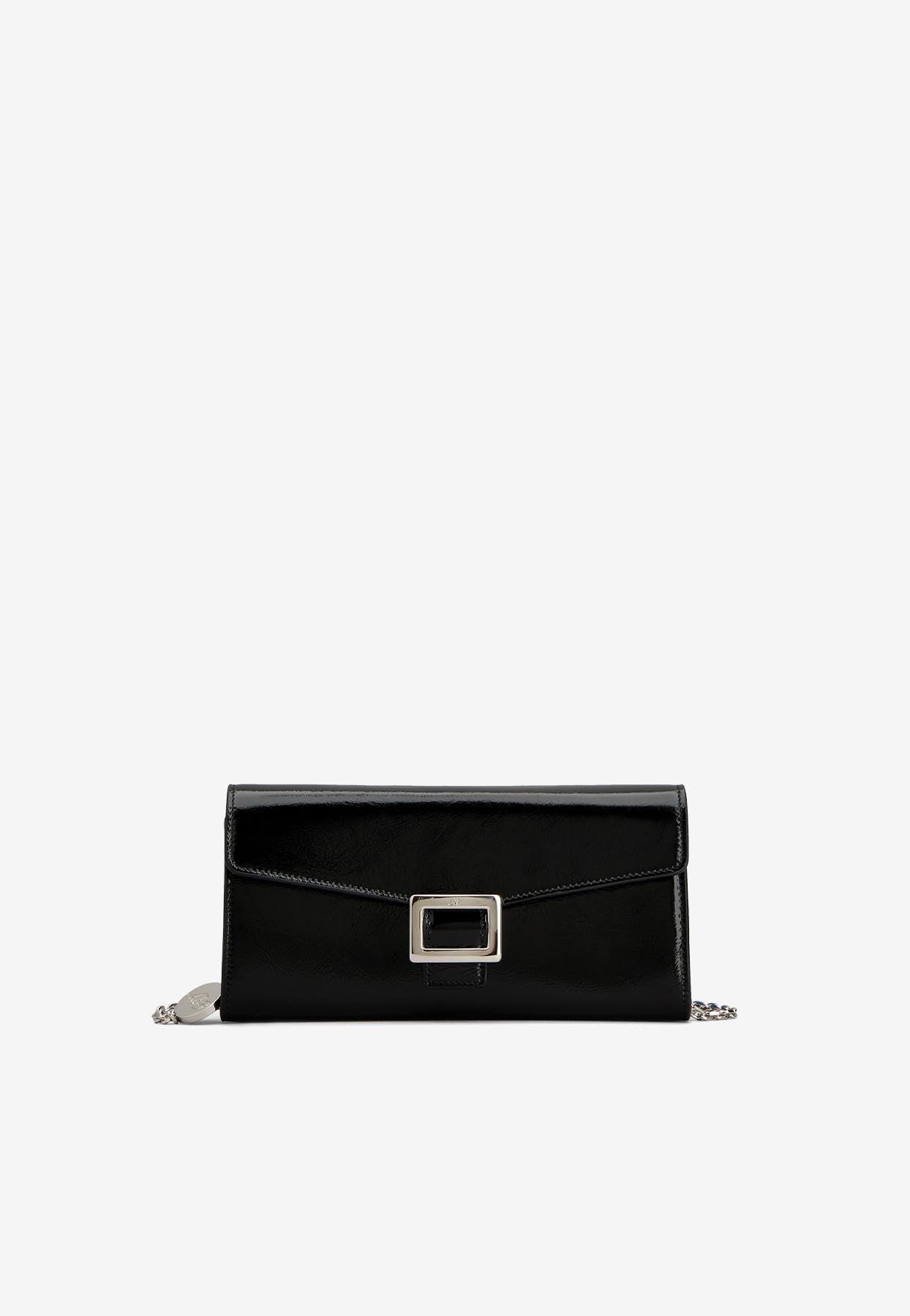クラッチバッグ Roger Vivier Sexy Choc clutch BLACK Roger Vivier SEXY CHOC CLUTCH (RBWAMCD0200RS0) – LOZURI®