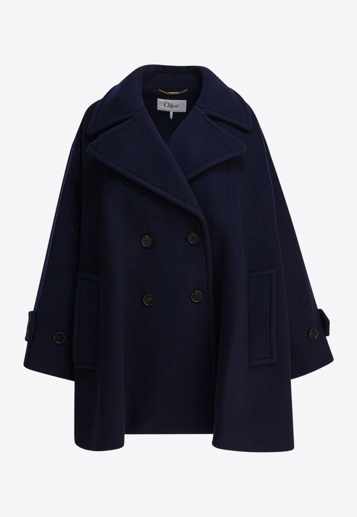 コート Chloe Double-breasted wool coat Chloé Double Breasted Wool Coat | italist
