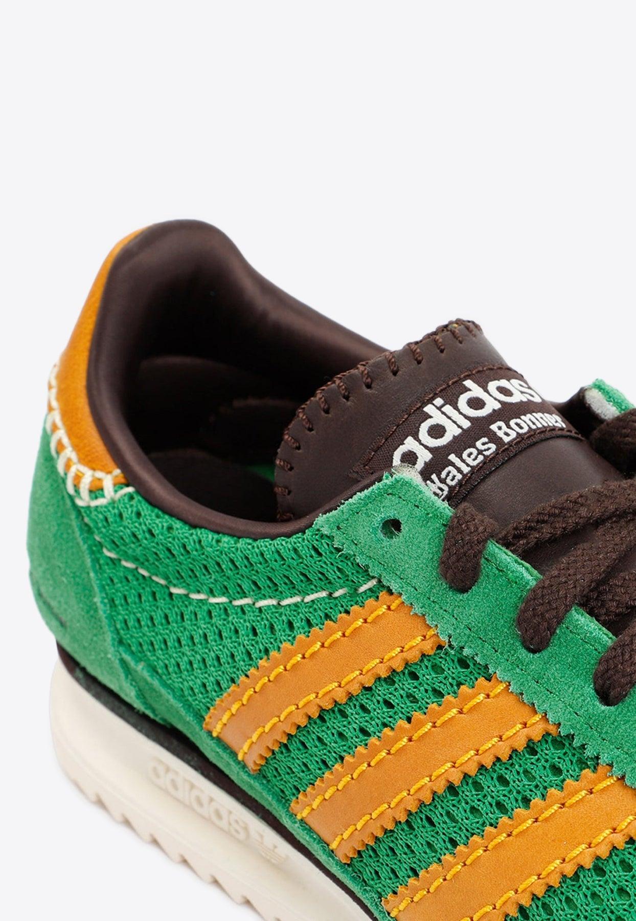 adidas Low-top Leather Sneakers in Green for Men | Lyst