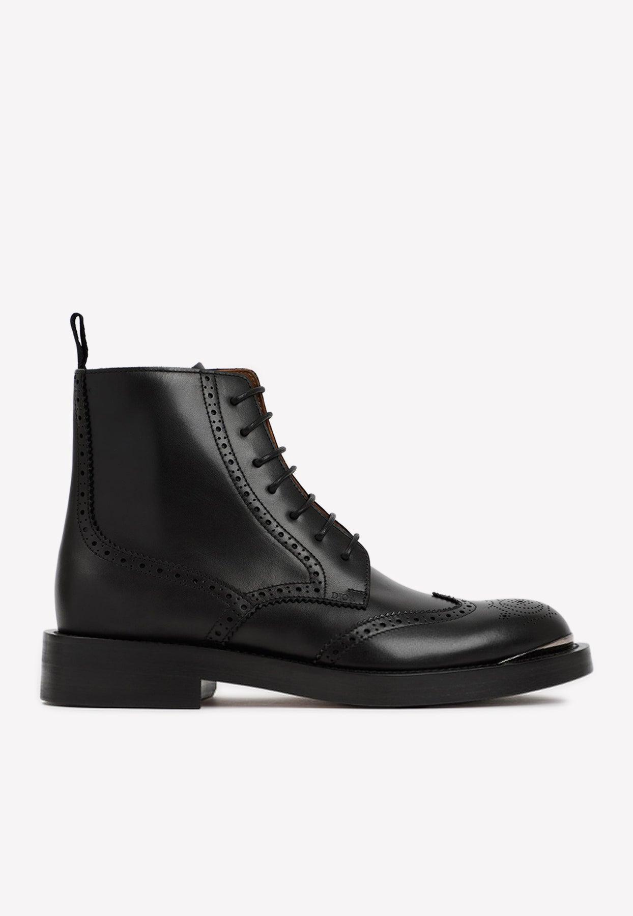 Dior Evidence Ankle Boots In Calf Leather in Black for Men | Lyst