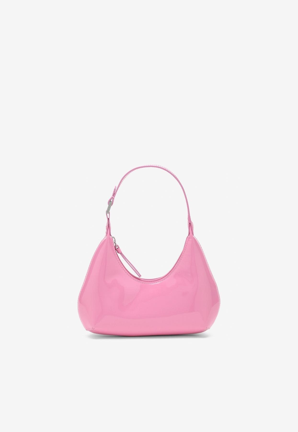 BY FAR Baby Amber Top Handle Bag In Patent Leather in Pink | Lyst