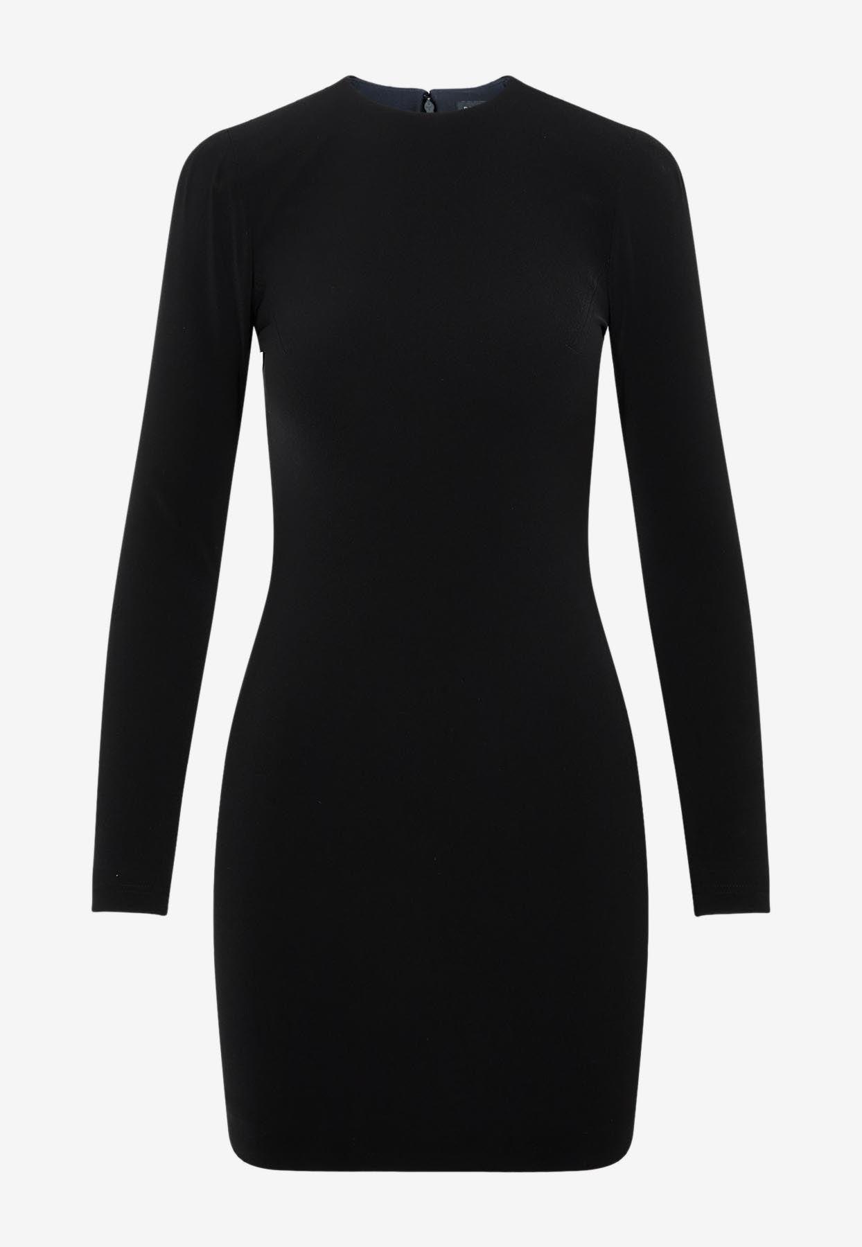 Balenciaga Sheath Mini Dress in Black | Lyst