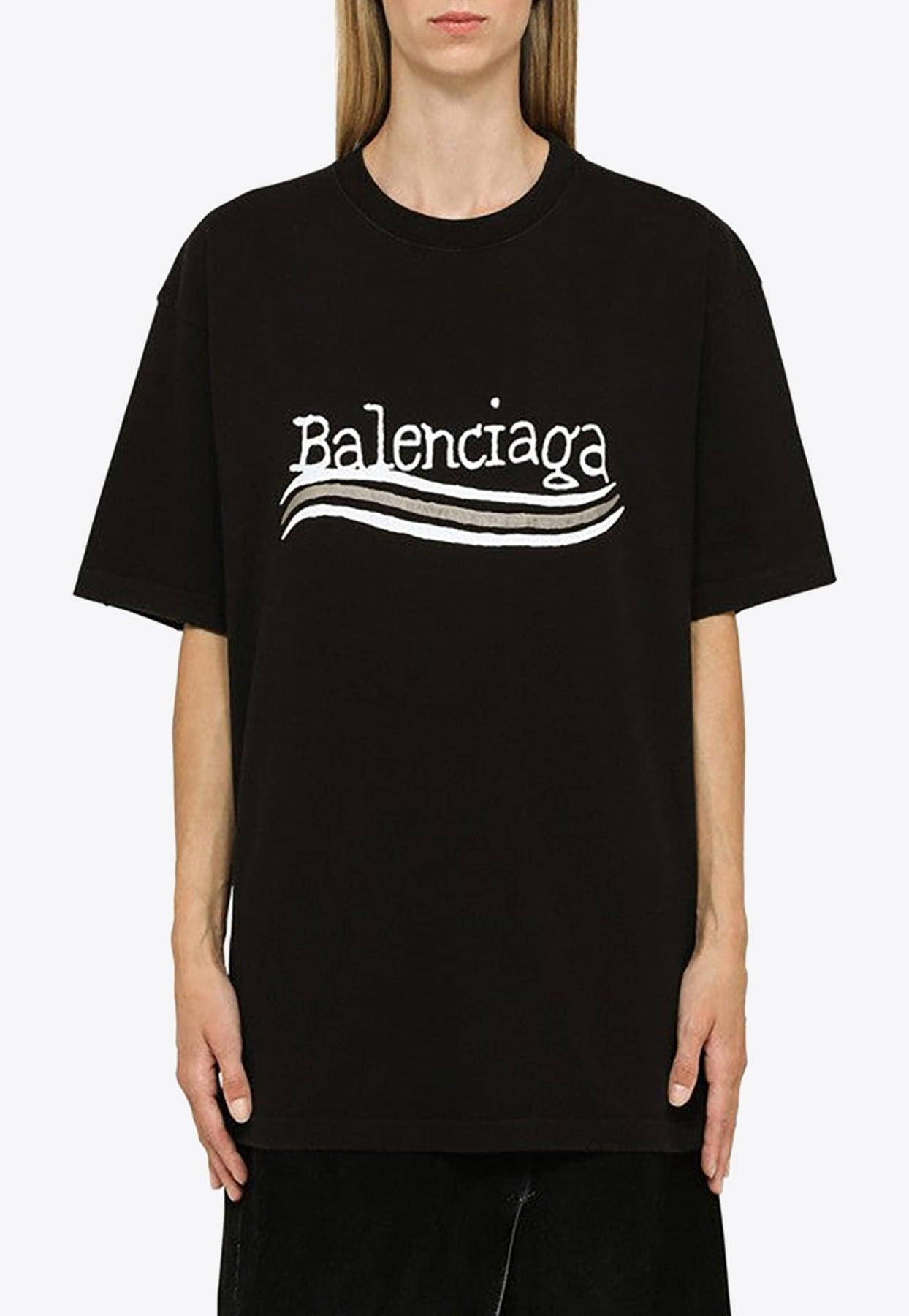 Balenciaga Hand Drawn Political Campaign Oversized T-shirt