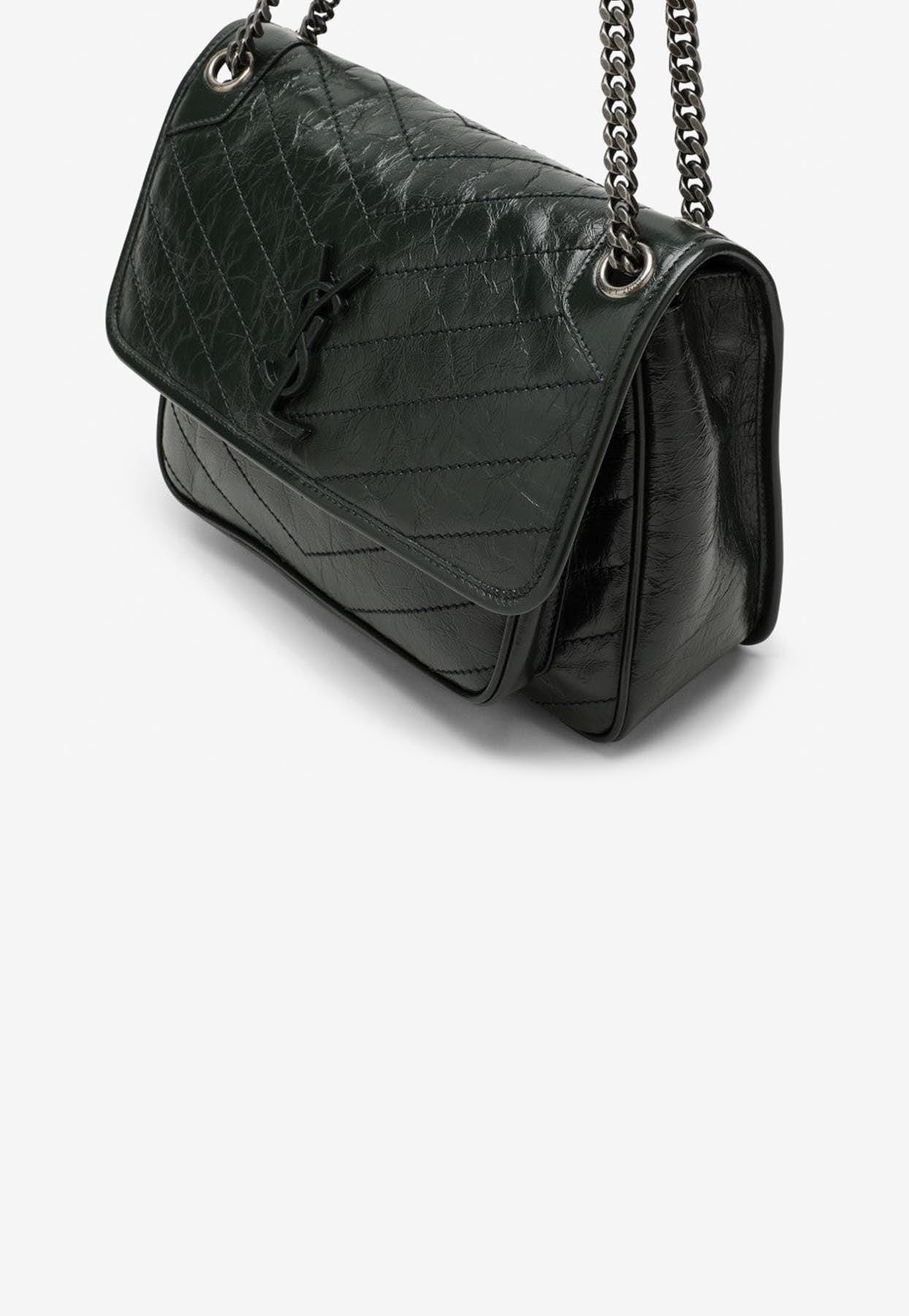 Saint Laurent Medium Niki Leather Shoulder Bag