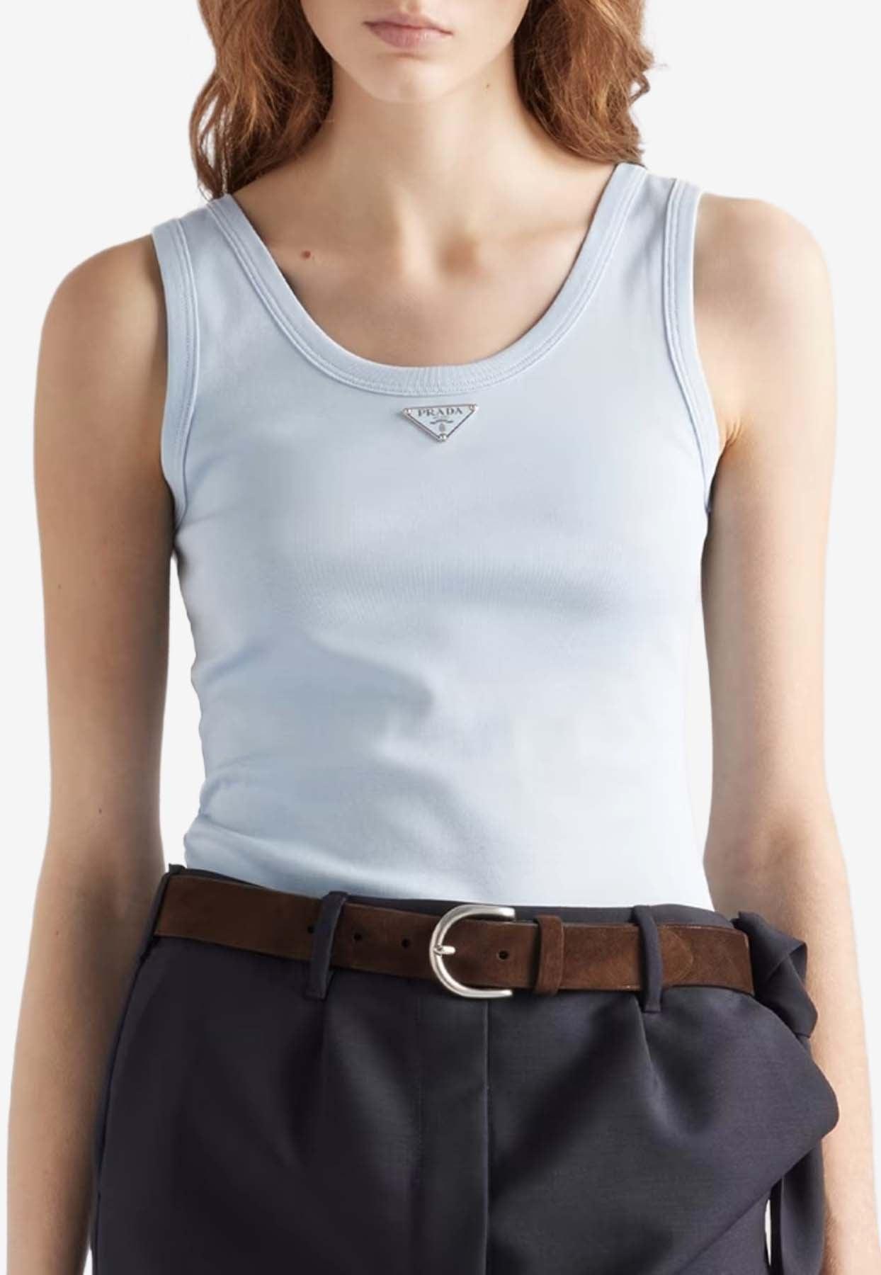Women's Prada Sleeveless and tank tops | Lyst