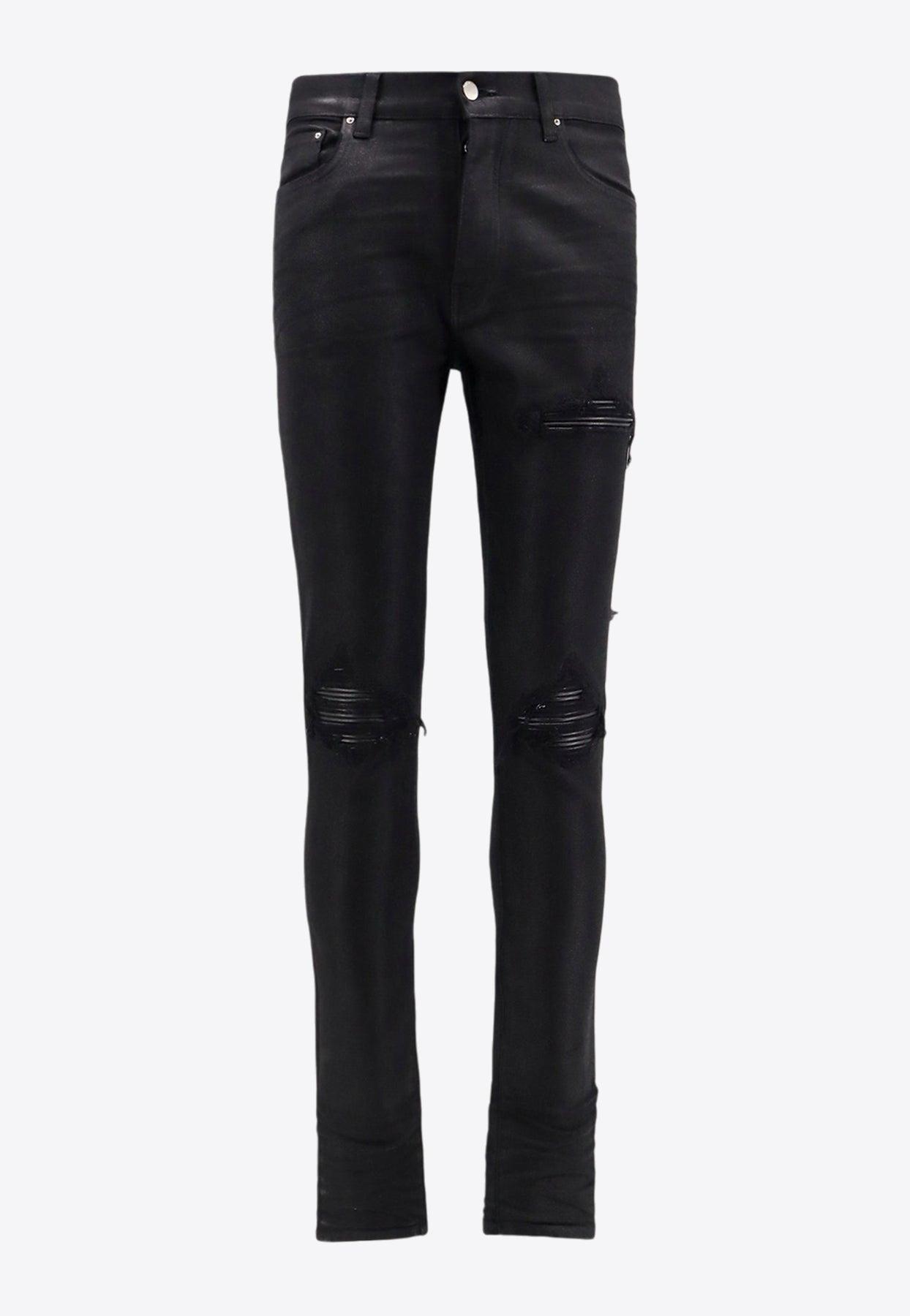 Black wax jeans deals