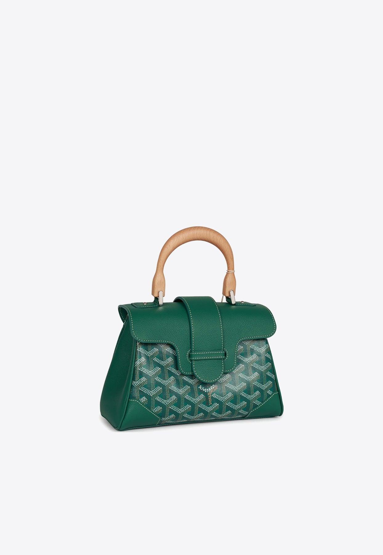 Goyard Saigon Souple Mini Bag Green Goyardine Palladium Hardware – Madison  Avenue Couture