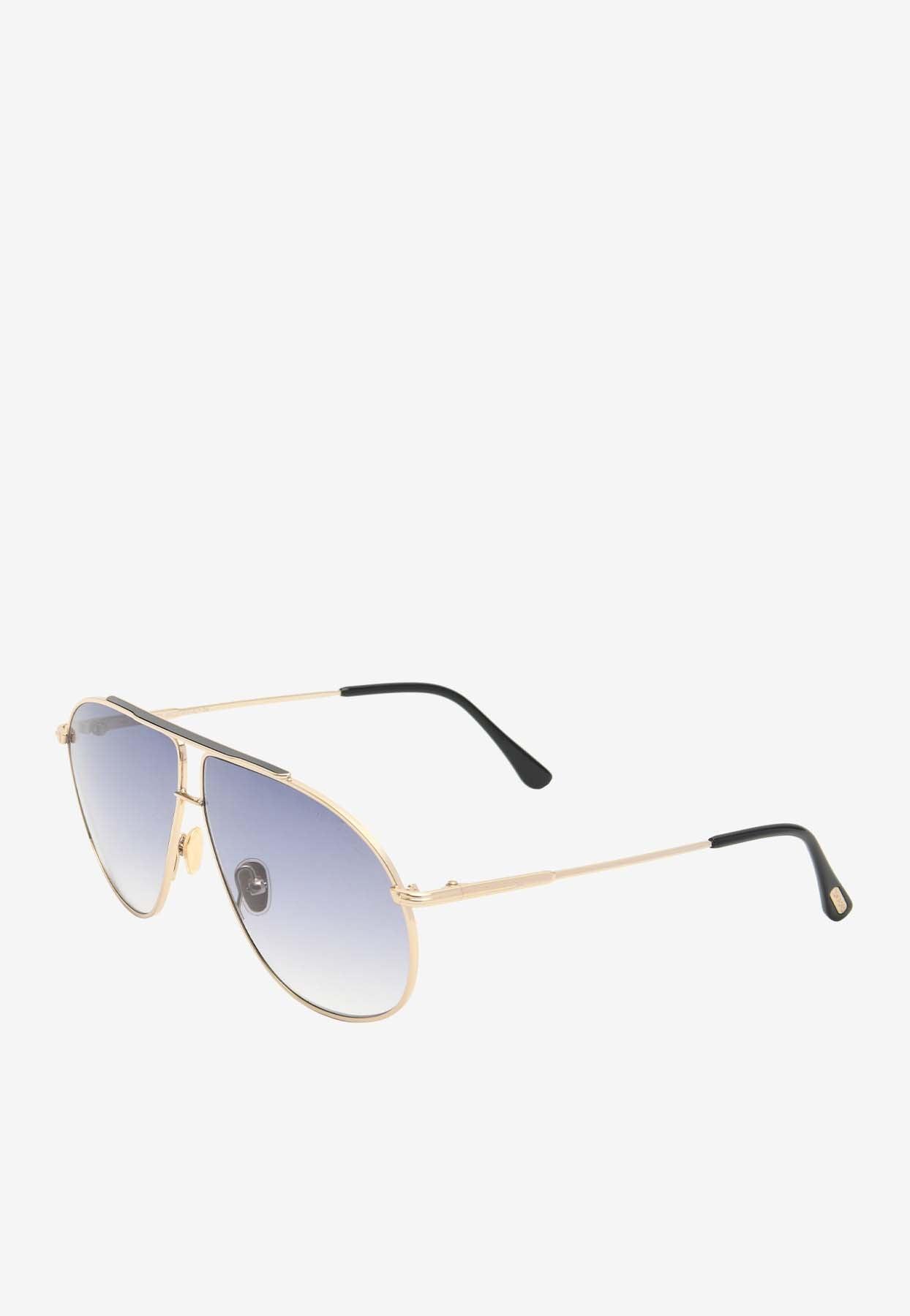 Tom Ford Riley 02 Aviator Sunglasses in Blue Lyst