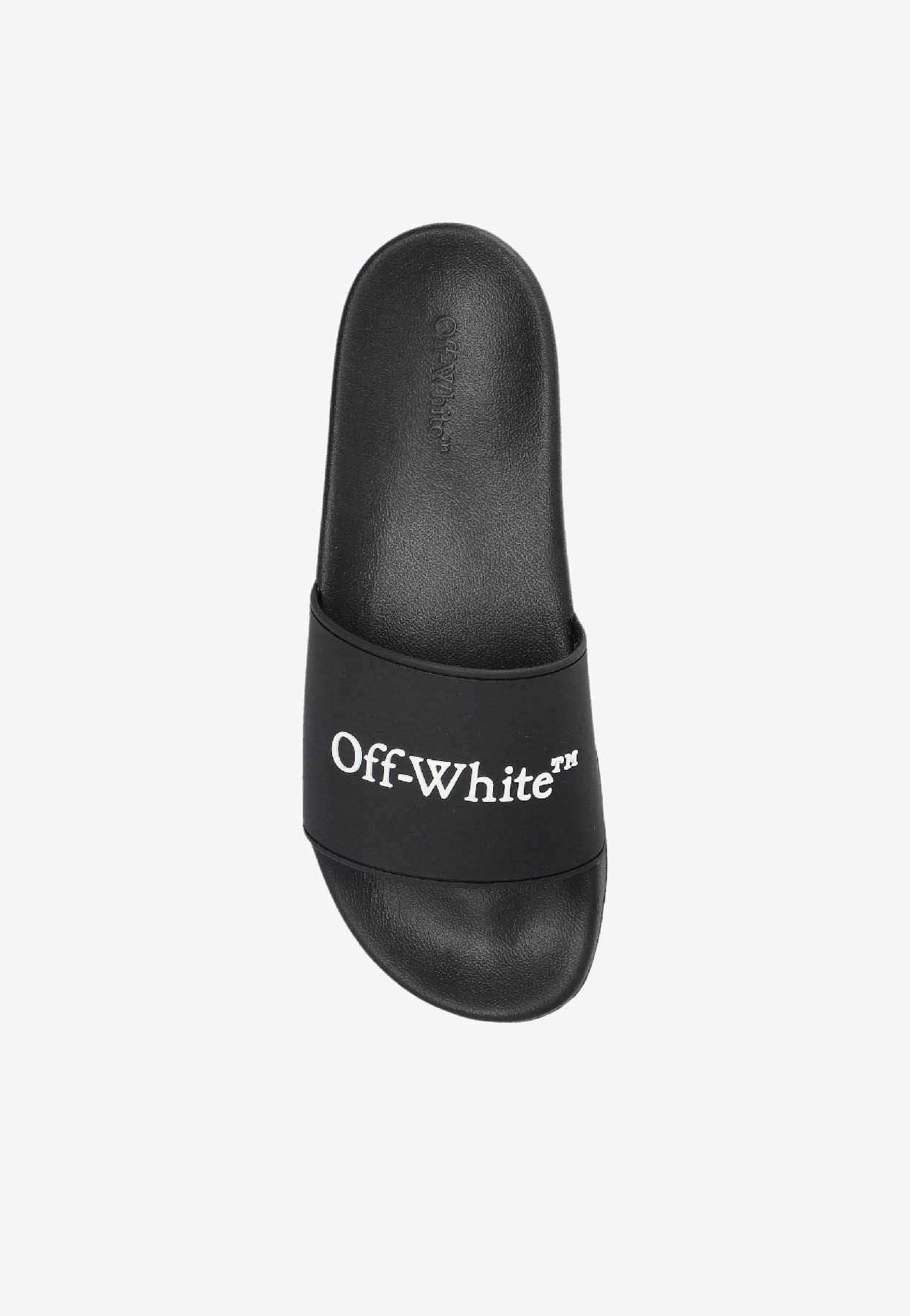 Off White Rubber Slides c/o Virgil Abloh Off-White c/o Virgil Abloh Flat sandals for Women | Online  main image 2