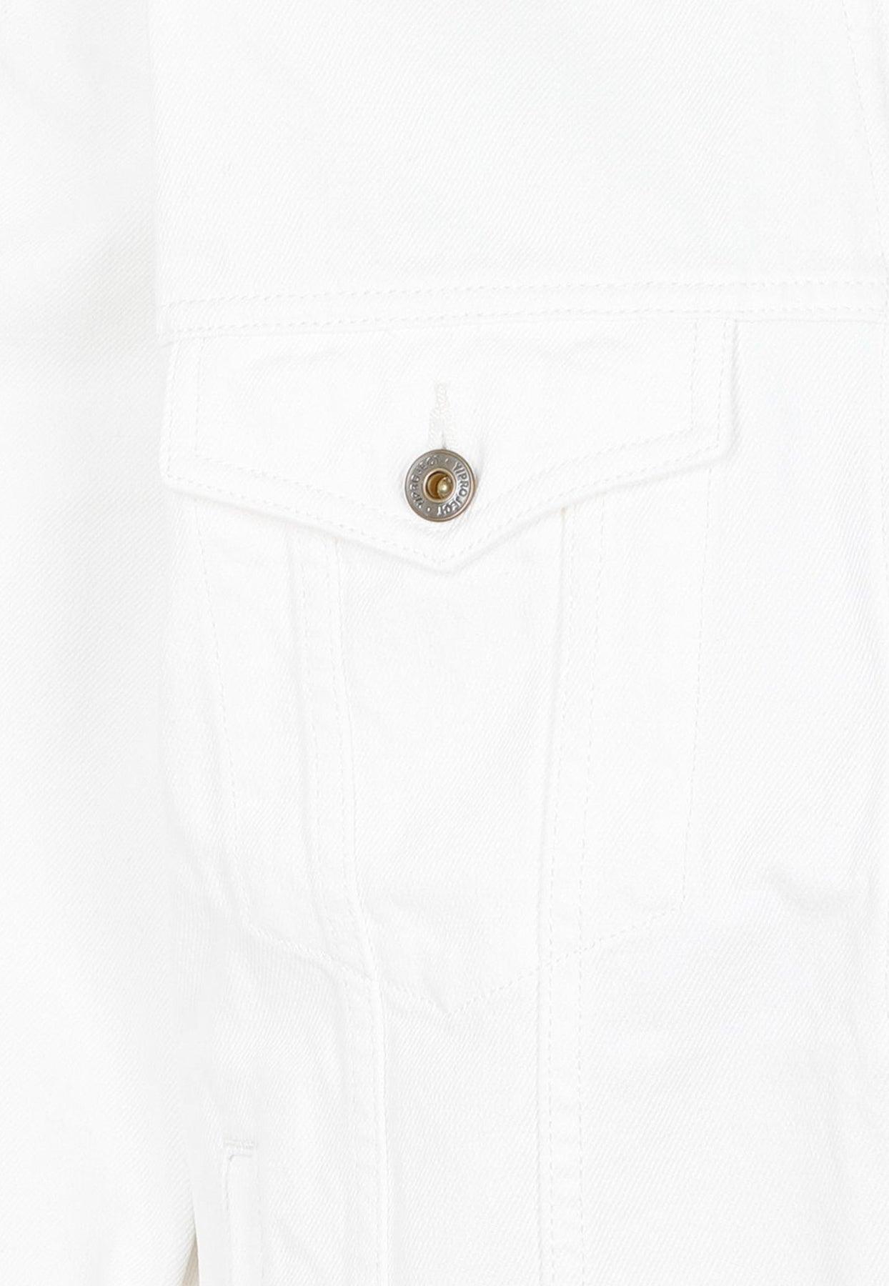 Y. Project Long-sleeved Denim Jacket in White | Lyst