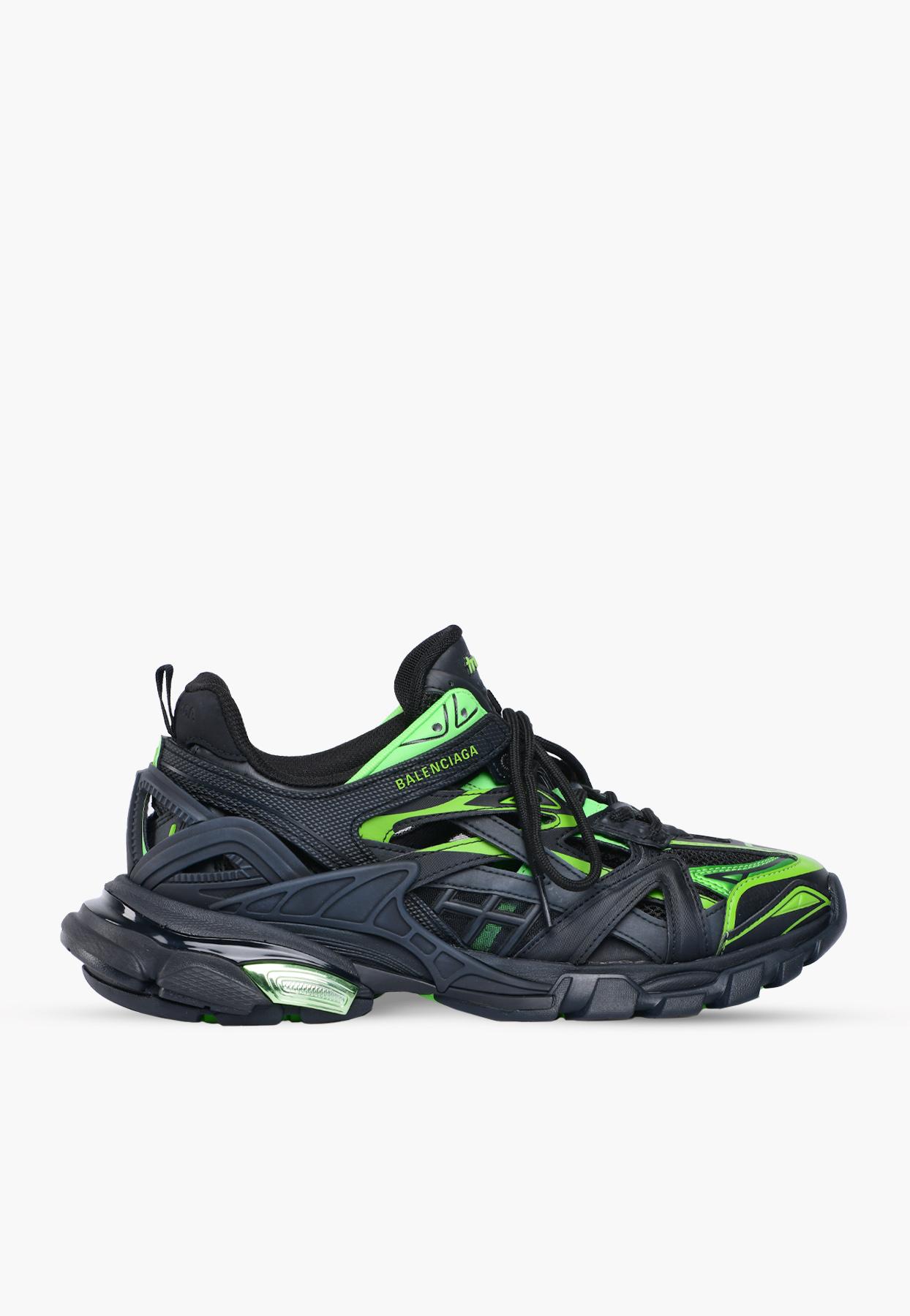 Balenciaga Synthetic Track.2 Mesh And Nylon Trainers in Green for Men ...