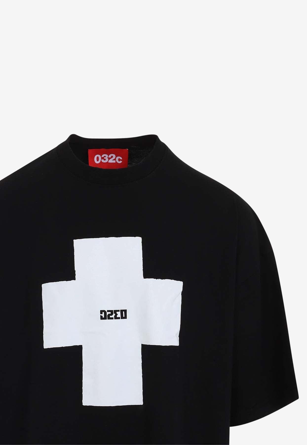 032c Point Zero Oversized T-Shirt in Black for Men | Lyst