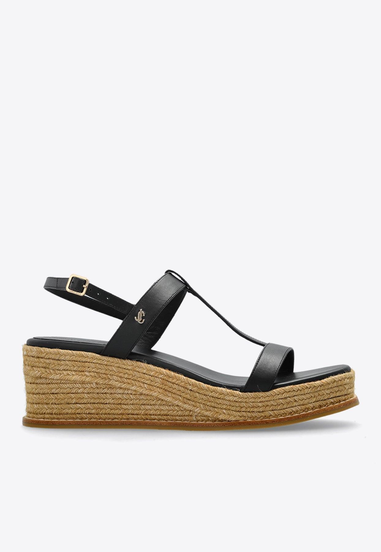 JIMMY CHOO の靴♪ ★ CHOO WEDGE ★ 65mm OCHO【多色在庫】 JIMMY CHOO Brien 85 patent-leather wedge sandals | THE OUTNET