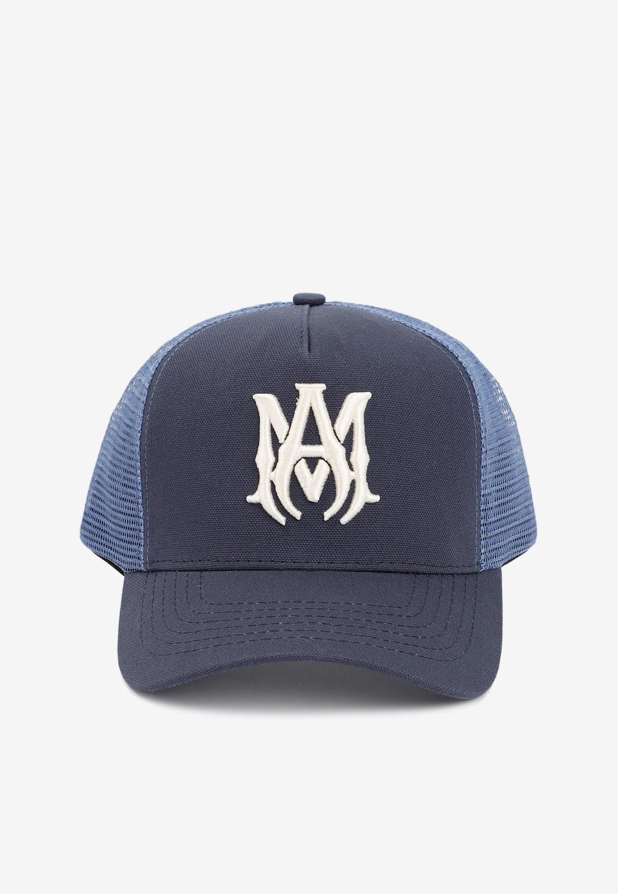 Amiri Logo Embroidered Mesh Cap in Blue for Men | Lyst