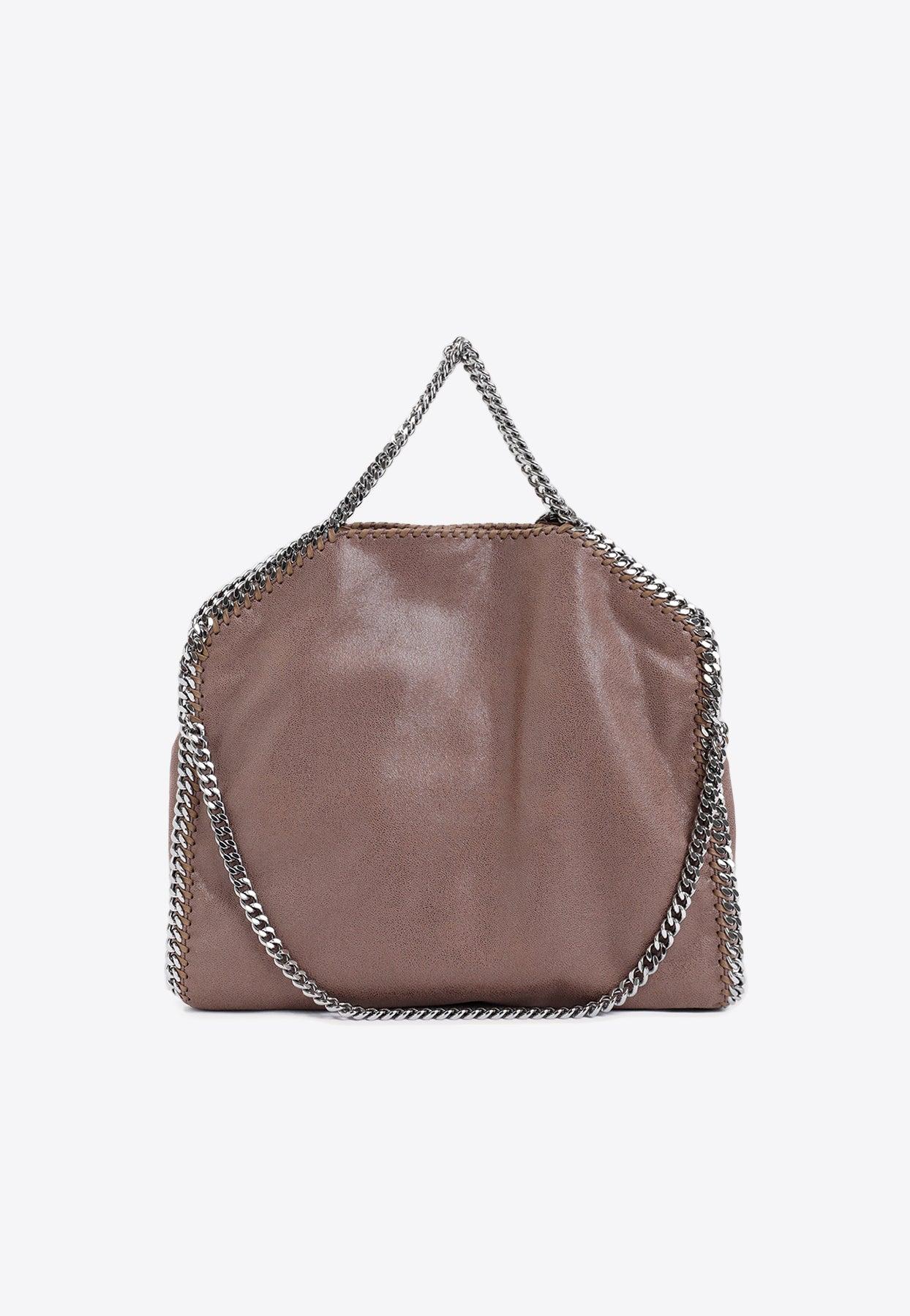 Stella McCartney 3 Chain Falabella Fold Over Tote Bag in Brown | Lyst