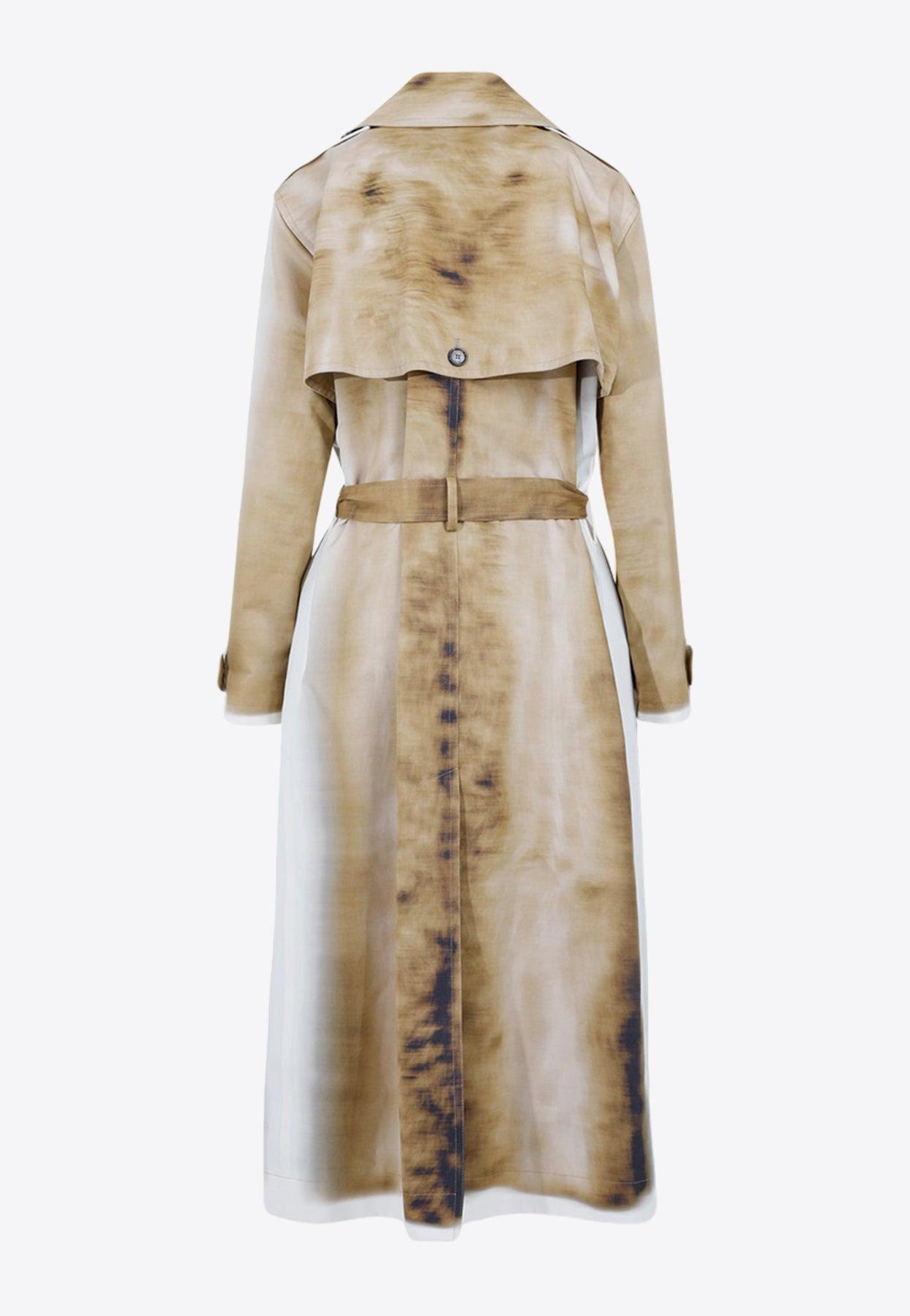 Loewe Trench Coat in Natural | Lyst