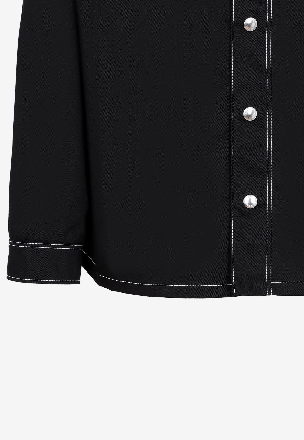 prada-Black-Long-sleeved-Shirt