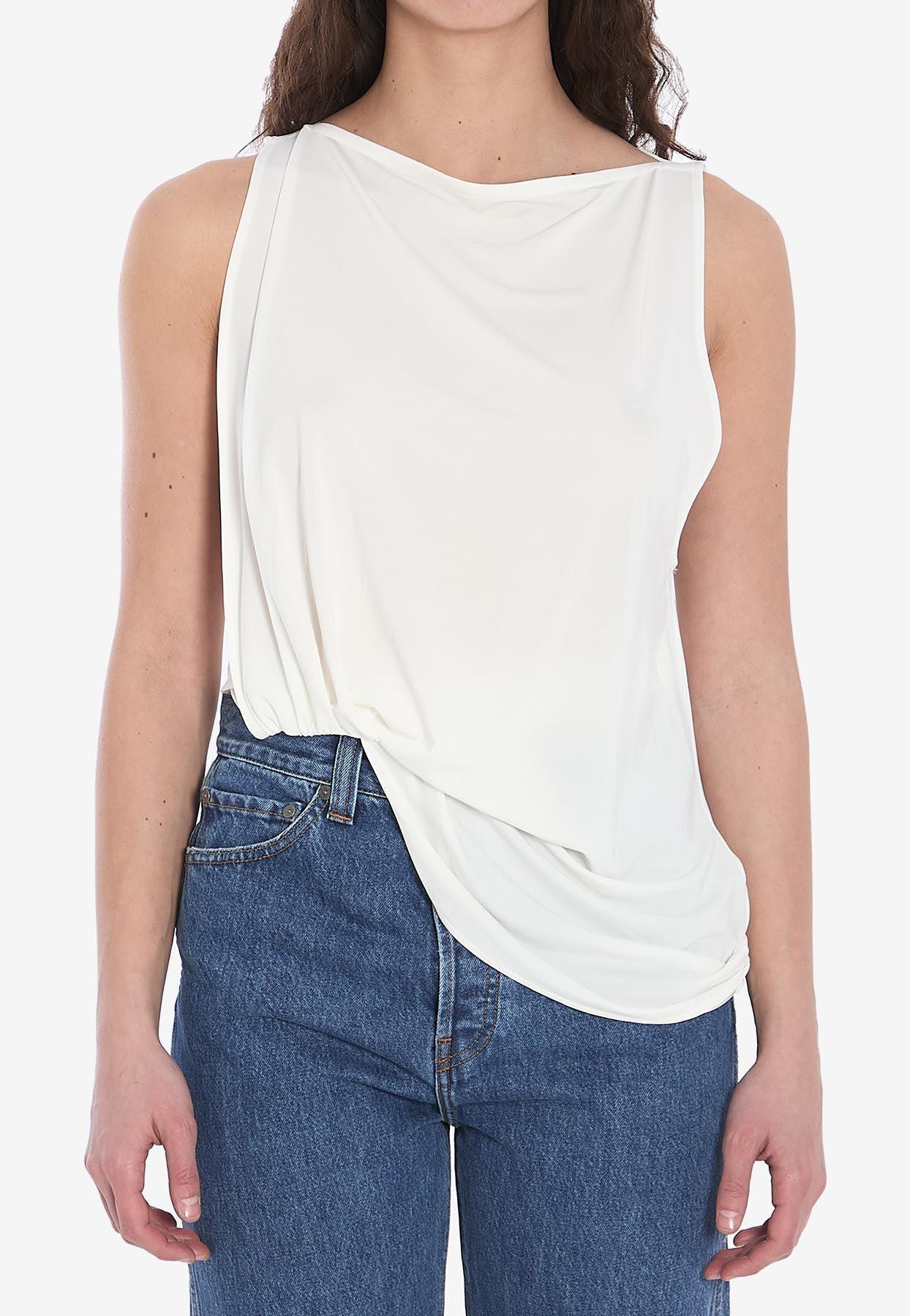 【JACQUEMUS】Tunic Tops ホワイト 19037454_41661078_600.jpg