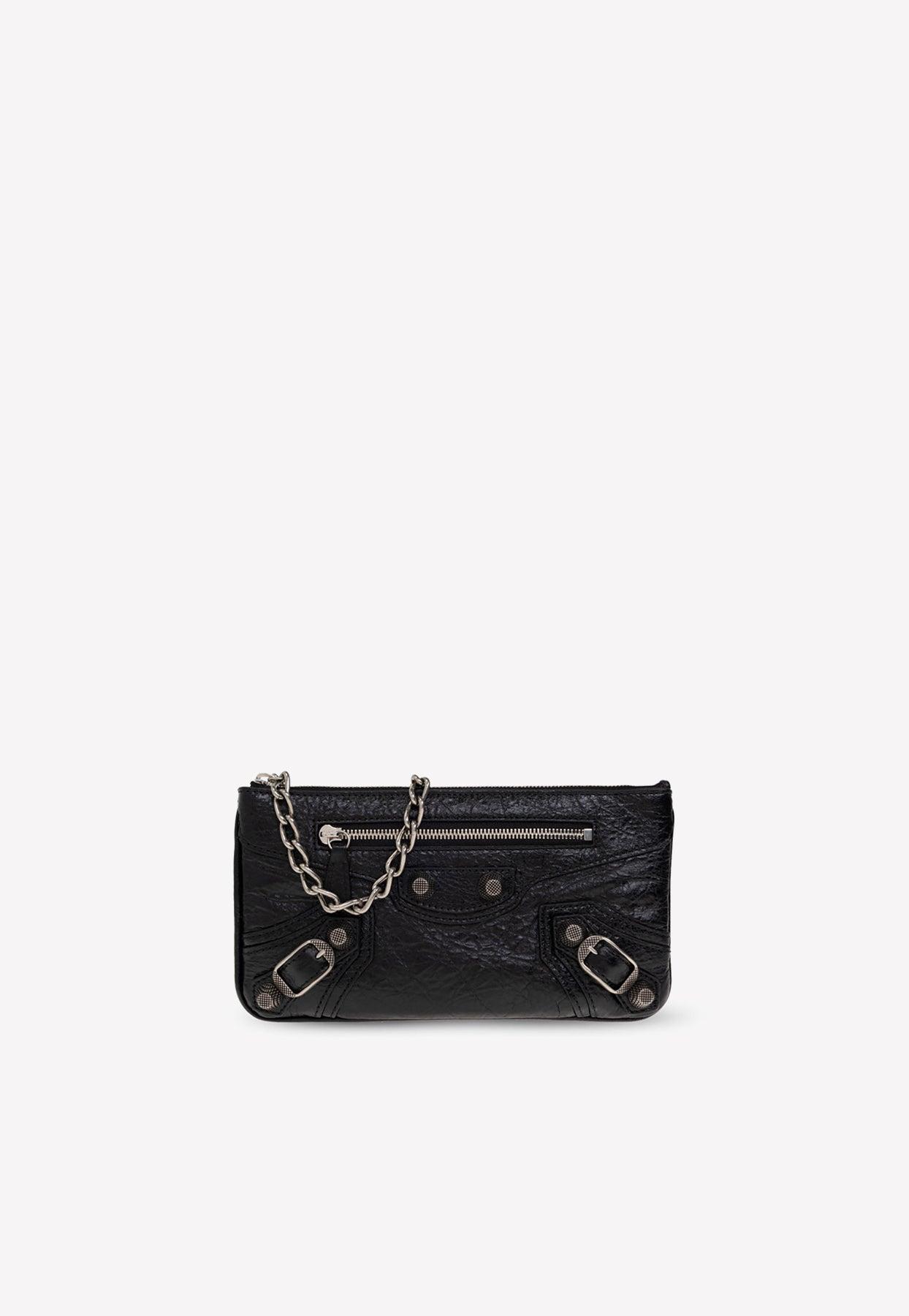 Balenciaga leather pouch sale