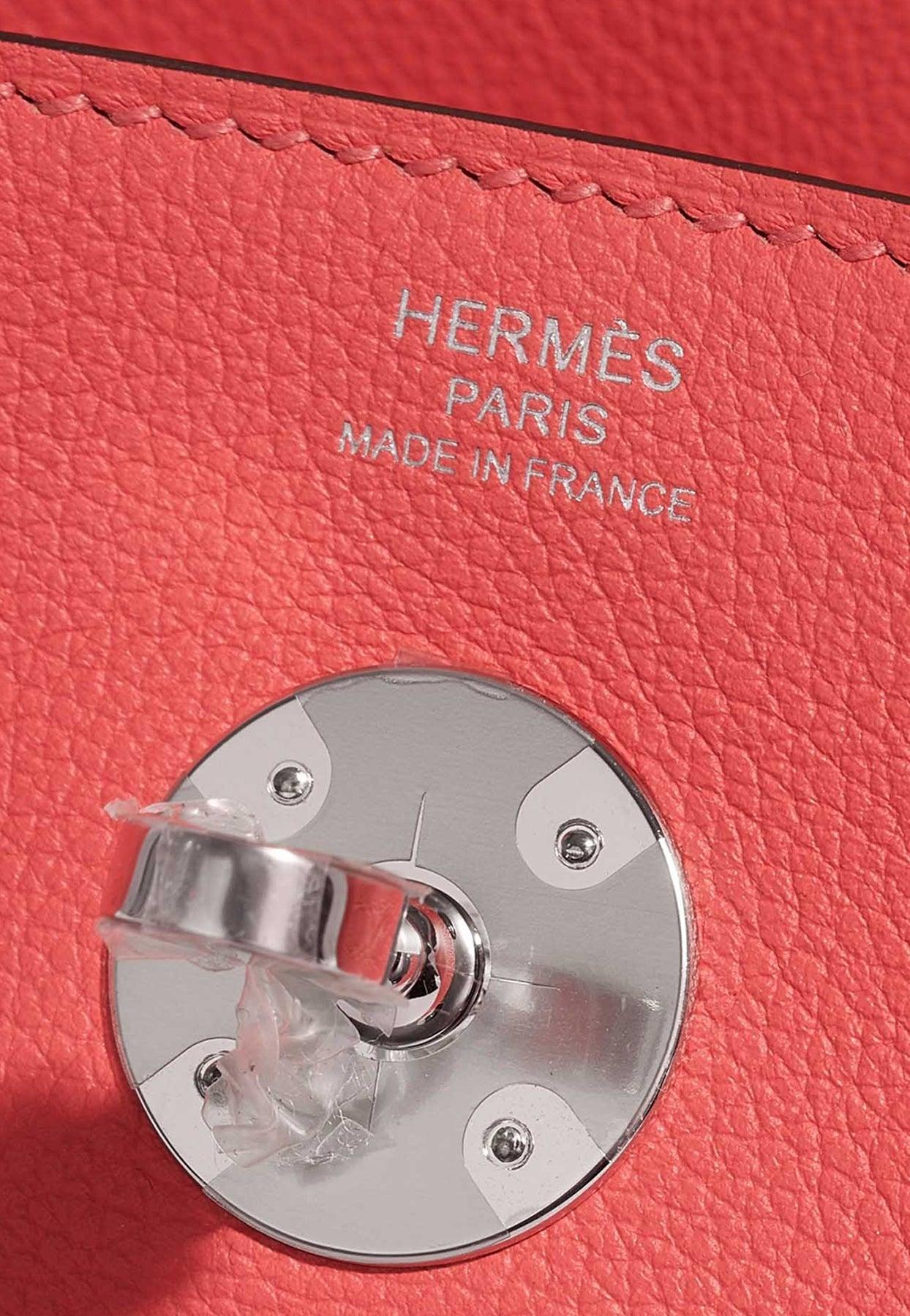 Hermès Lindy 26 Terre Cuite Ostrich Palladium Hardware PHW — The